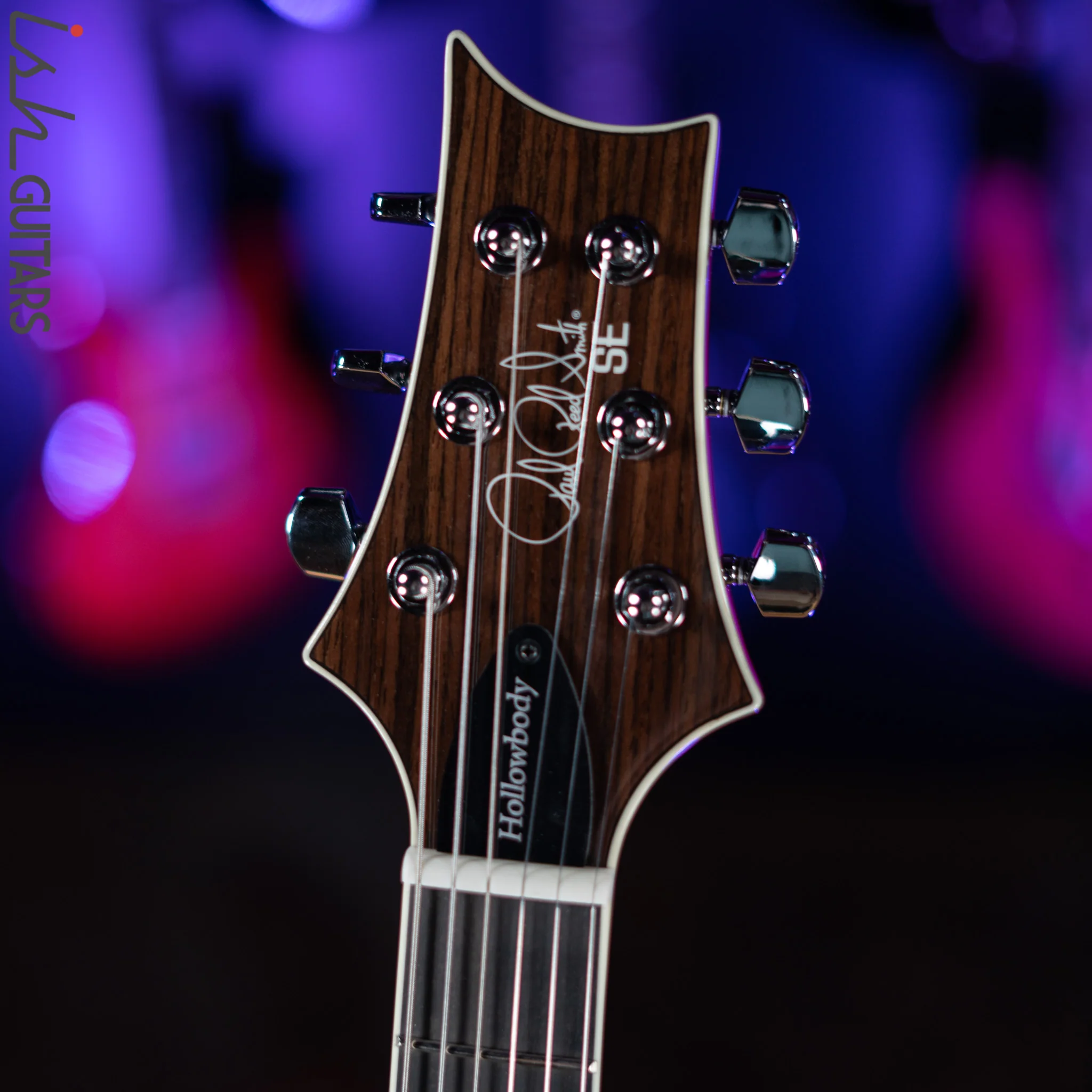 PRS SE Hollowbody Standard Electric Guitar Fire Red Burst Demo - Image 6