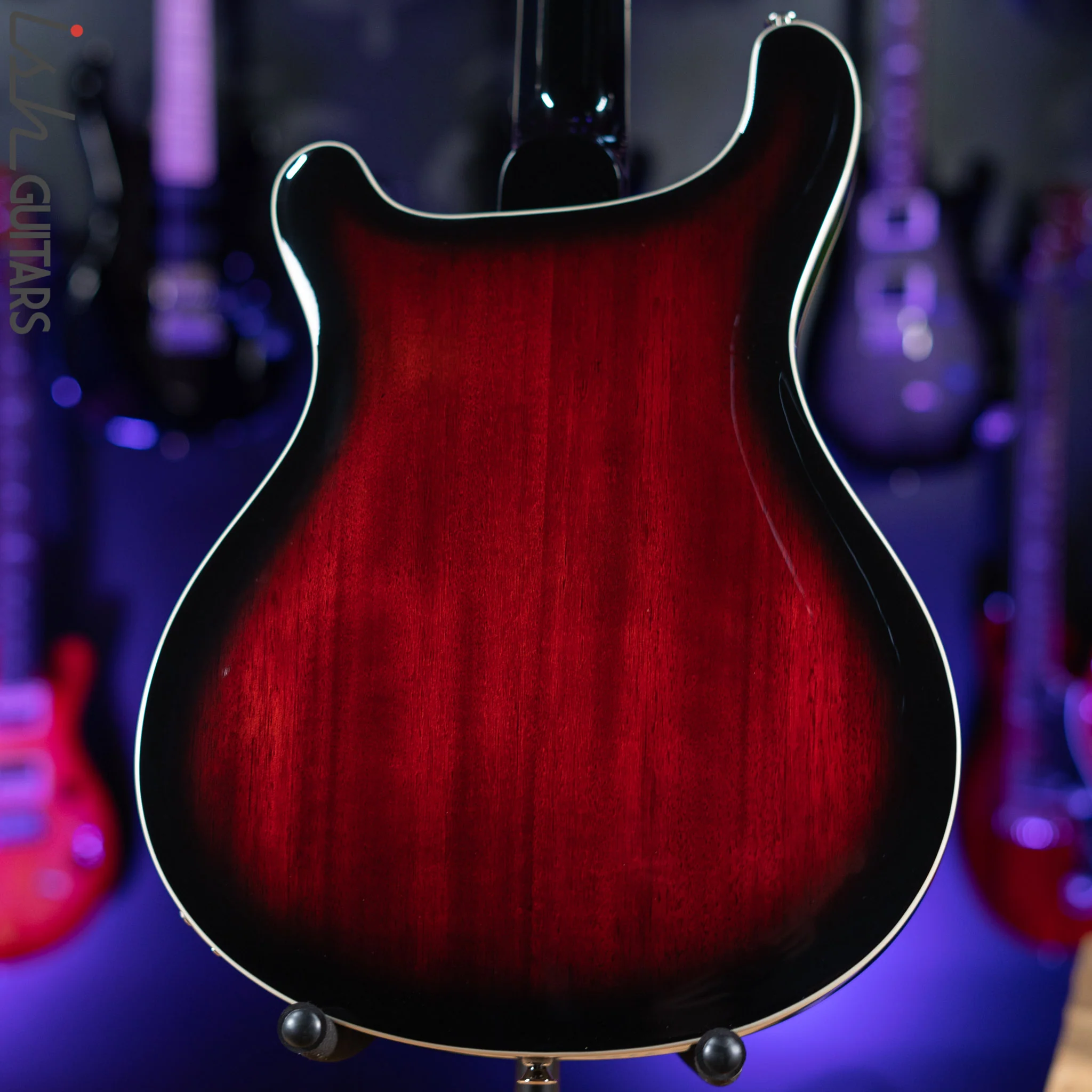 PRS SE Hollowbody Standard Electric Guitar Fire Red Burst Demo - Image 8