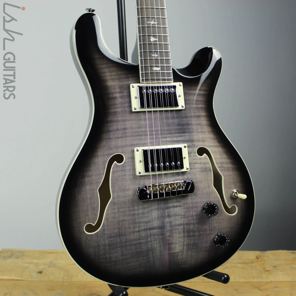 PRS SE Hollowbody II Charcoal Burst