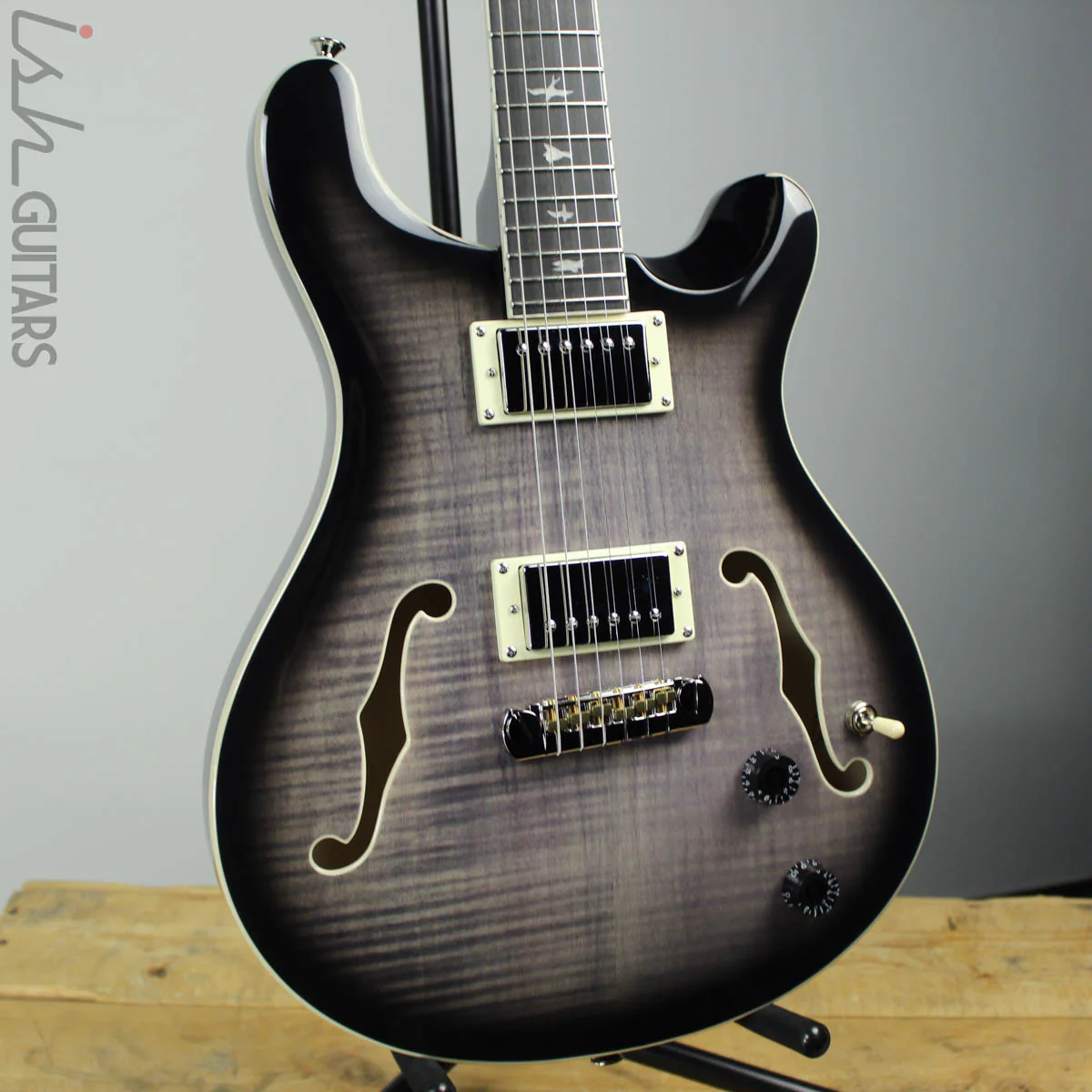 PRS SE Hollowbody II Charcoal Burst