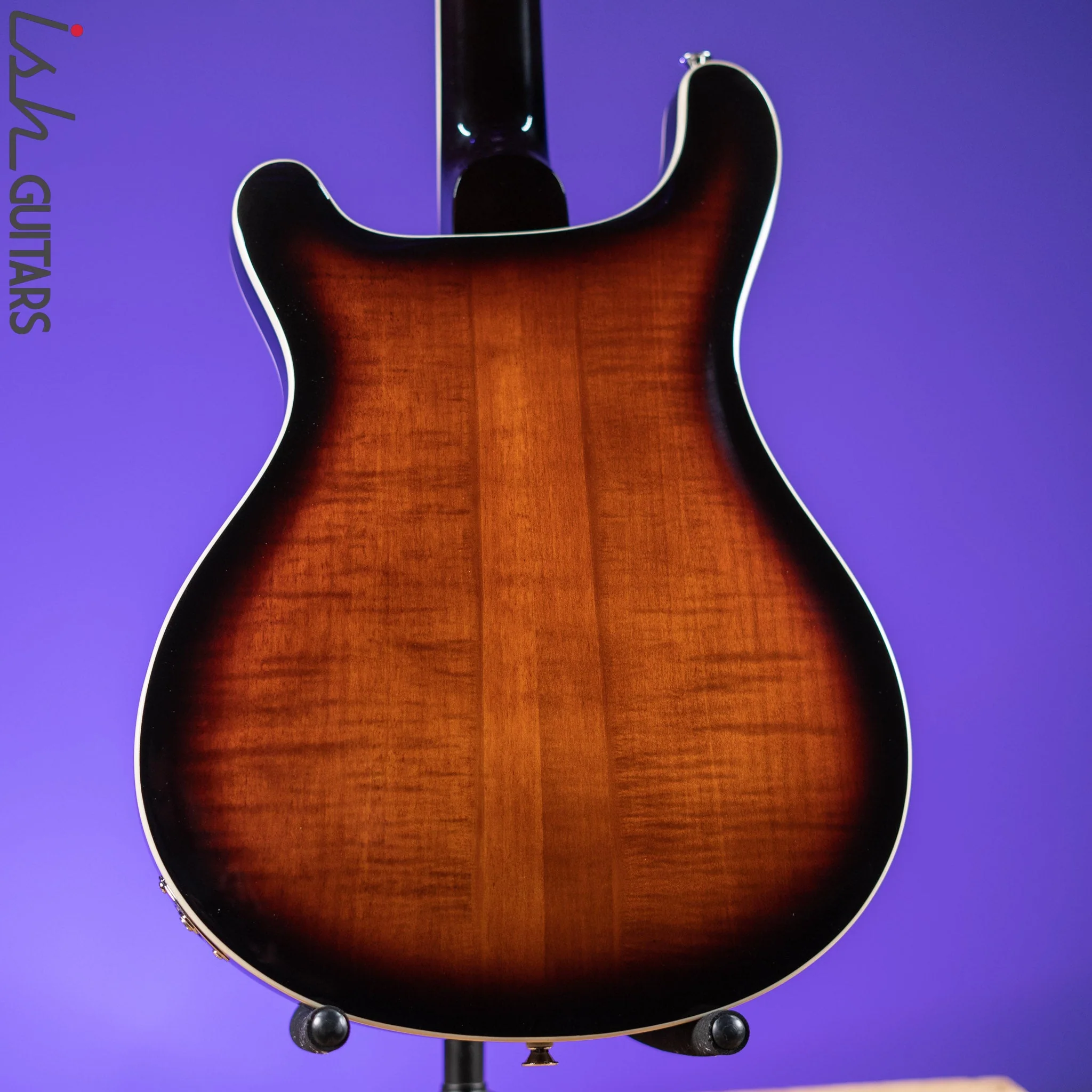 PRS SE Hollowbody II Electric Guitar Black Gold Sunburst - Image 7