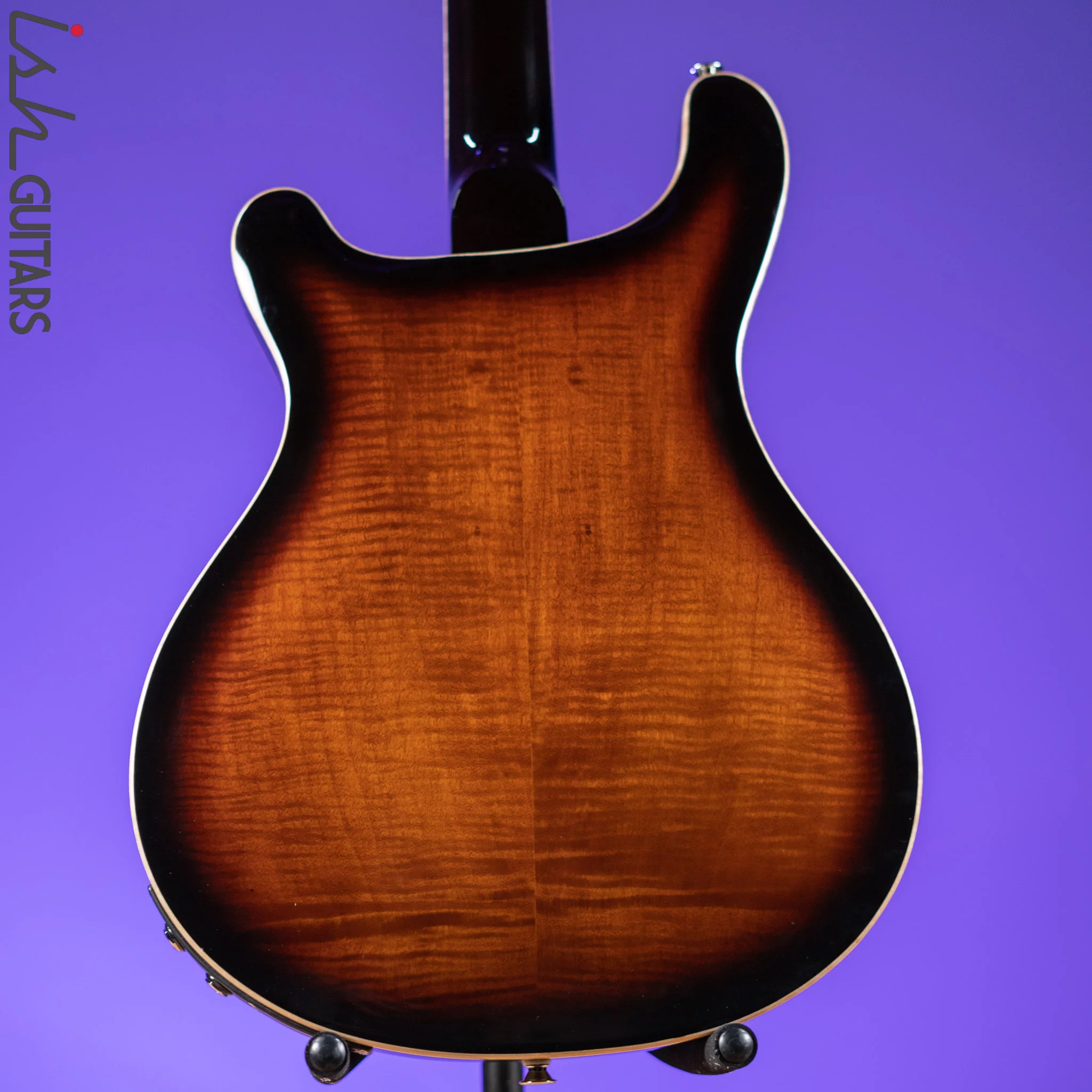 PRS SE Hollowbody II Piezo Electric Guitar Black Gold Burst - Image 8