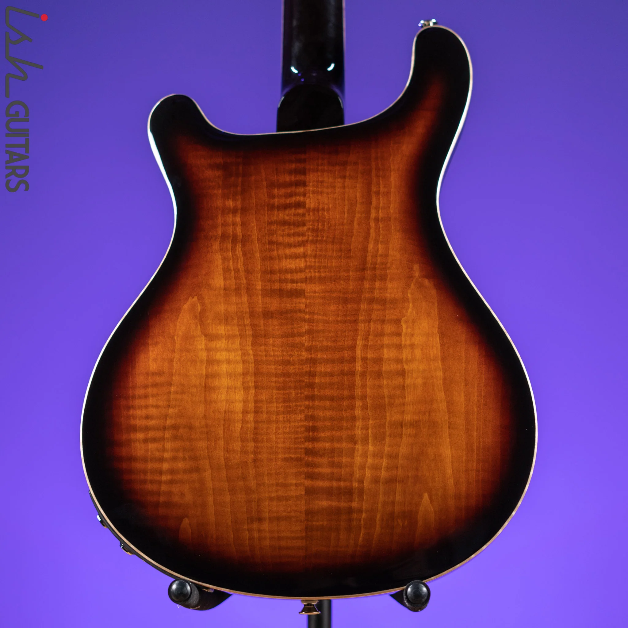 PRS SE Hollowbody II Piezo Electric Guitar Black Gold Burst - Image 8
