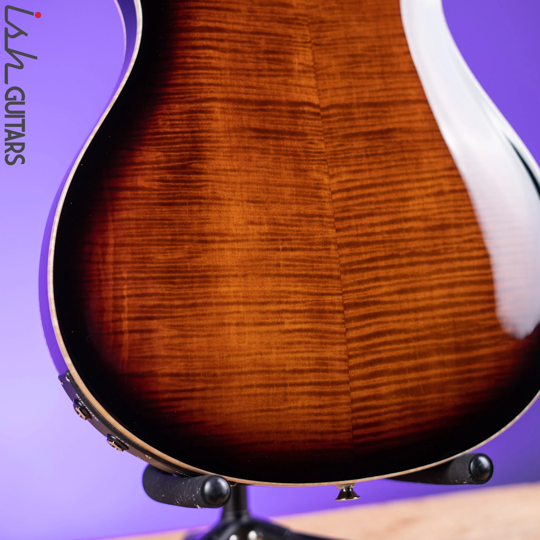 PRS SE Hollowbody II Piezo Electric Guitar Black Gold Sunburst - Image 10