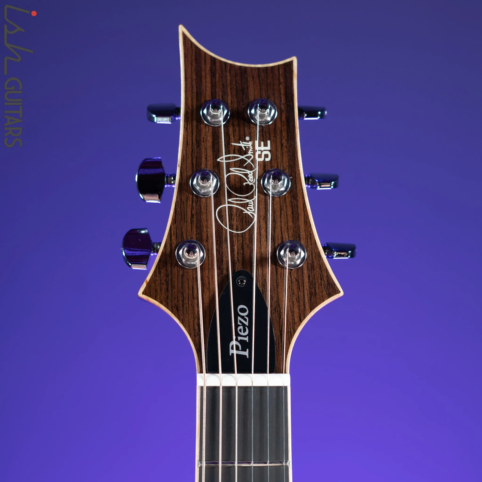 PRS SE Hollowbody II Piezo Electric Guitar Peacock Blue Sunburst - Image 6