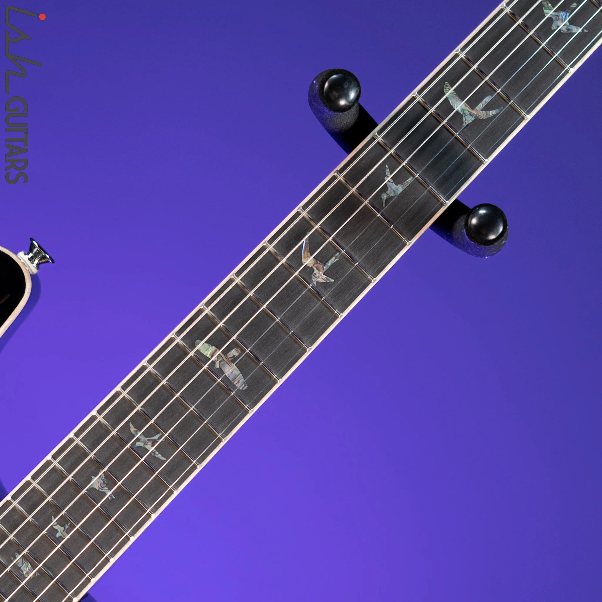 PRS SE Hollowbody II Piezo Electric Guitar Peacock Blue Sunburst Demo - Image 5