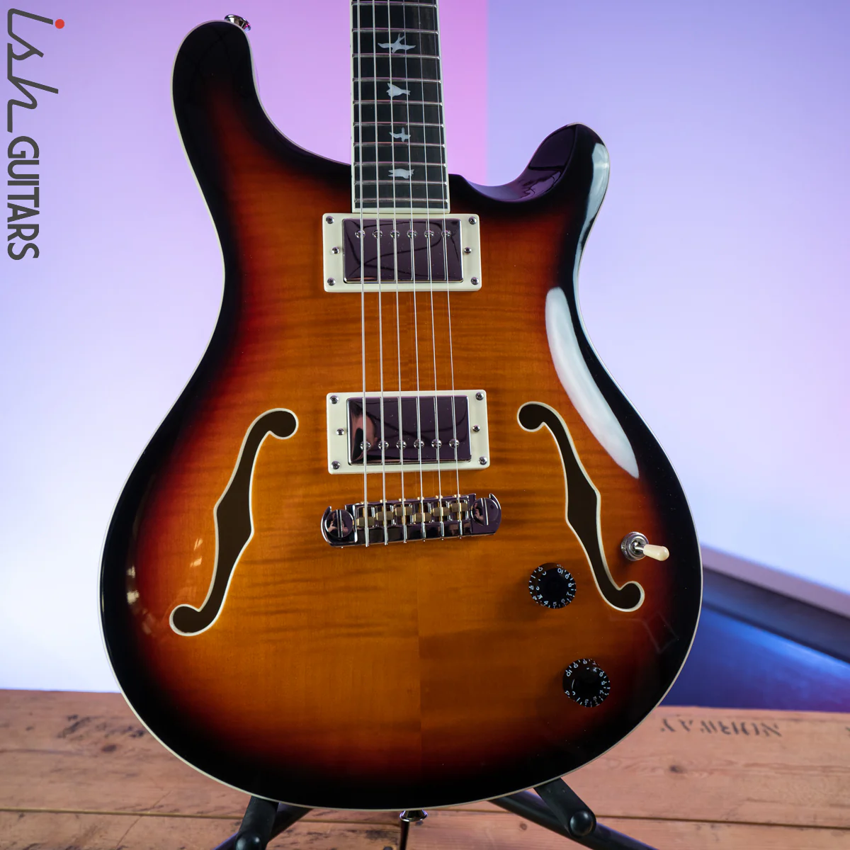 PRS SE Hollowbody II Tricolor Sunburst