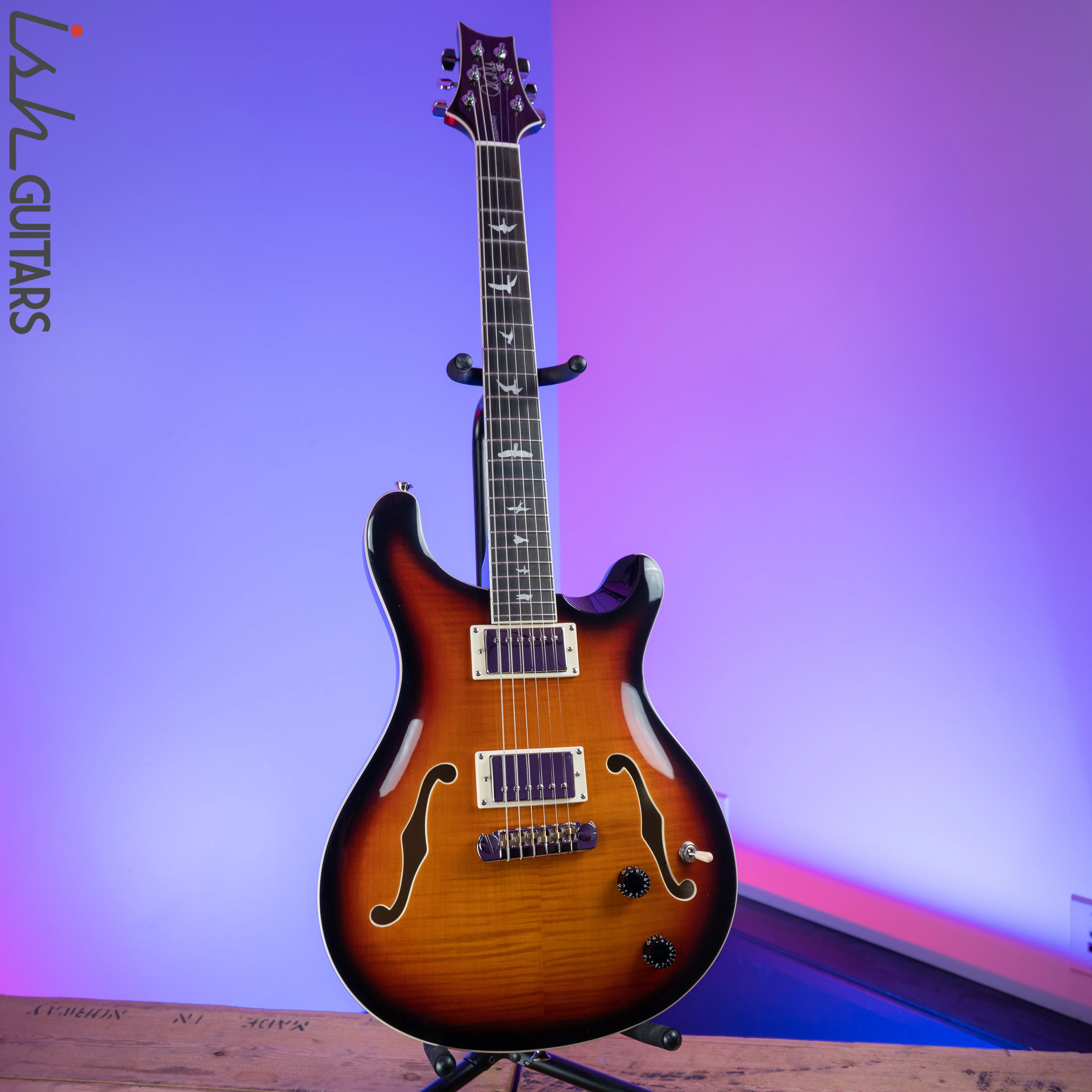 PRS SE Hollowbody II Tricolor Sunburst - Image 2