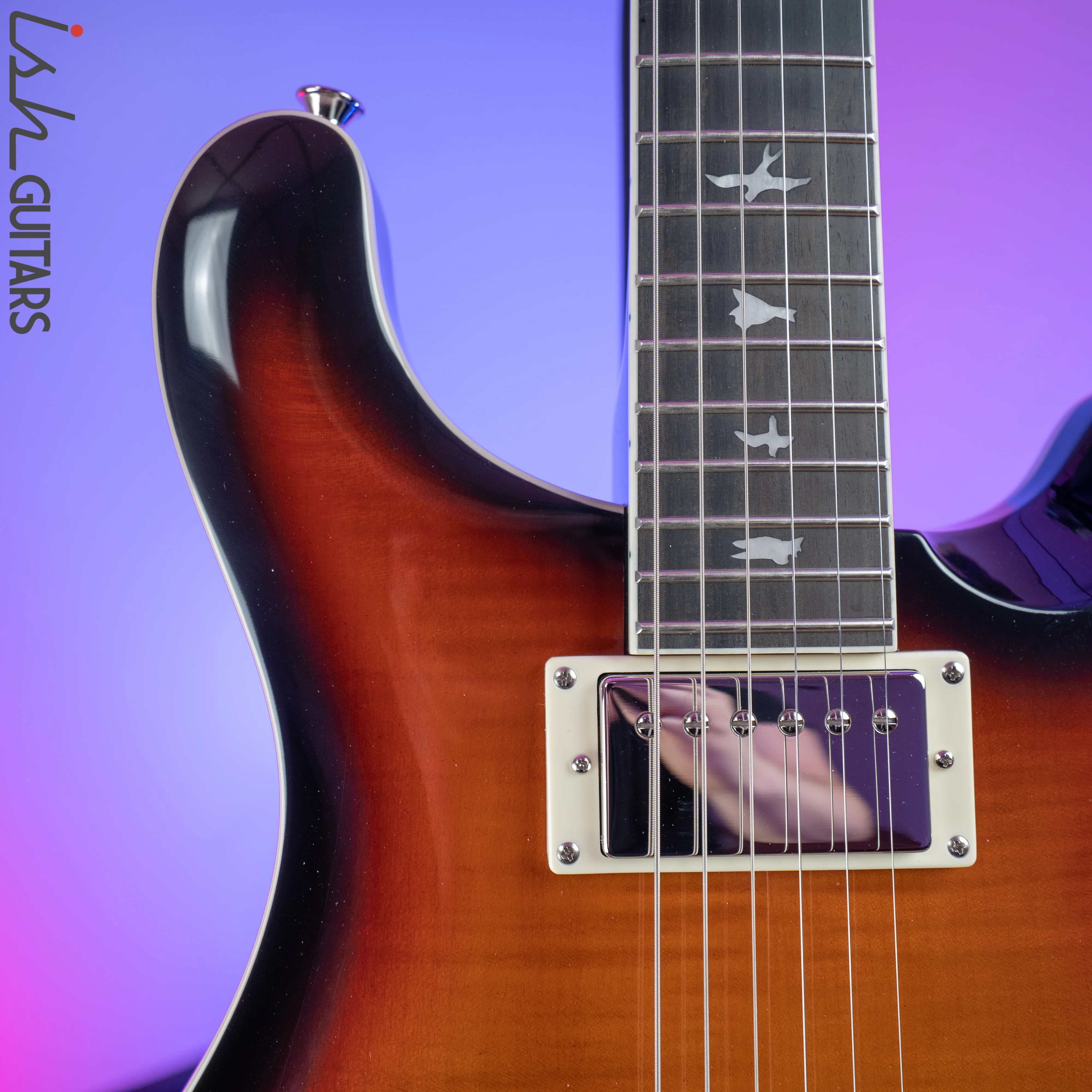 PRS SE Hollowbody II Tricolor Sunburst - Image 3