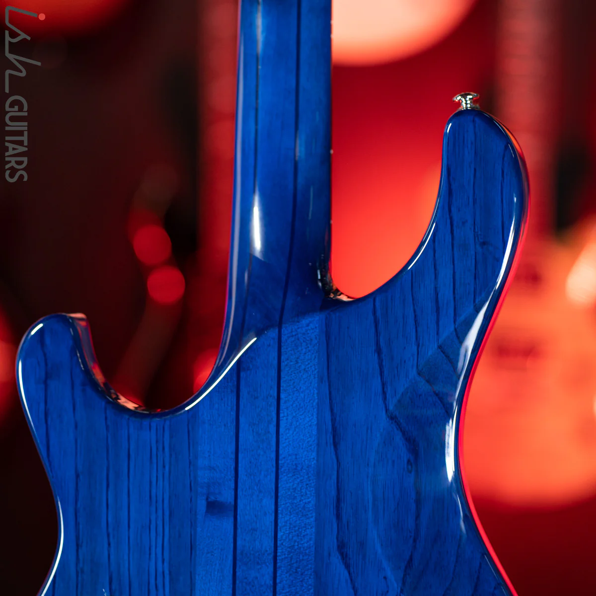 PRS SE Kingfisher Bass Faded Blue Wrap Around Burst - Image 9