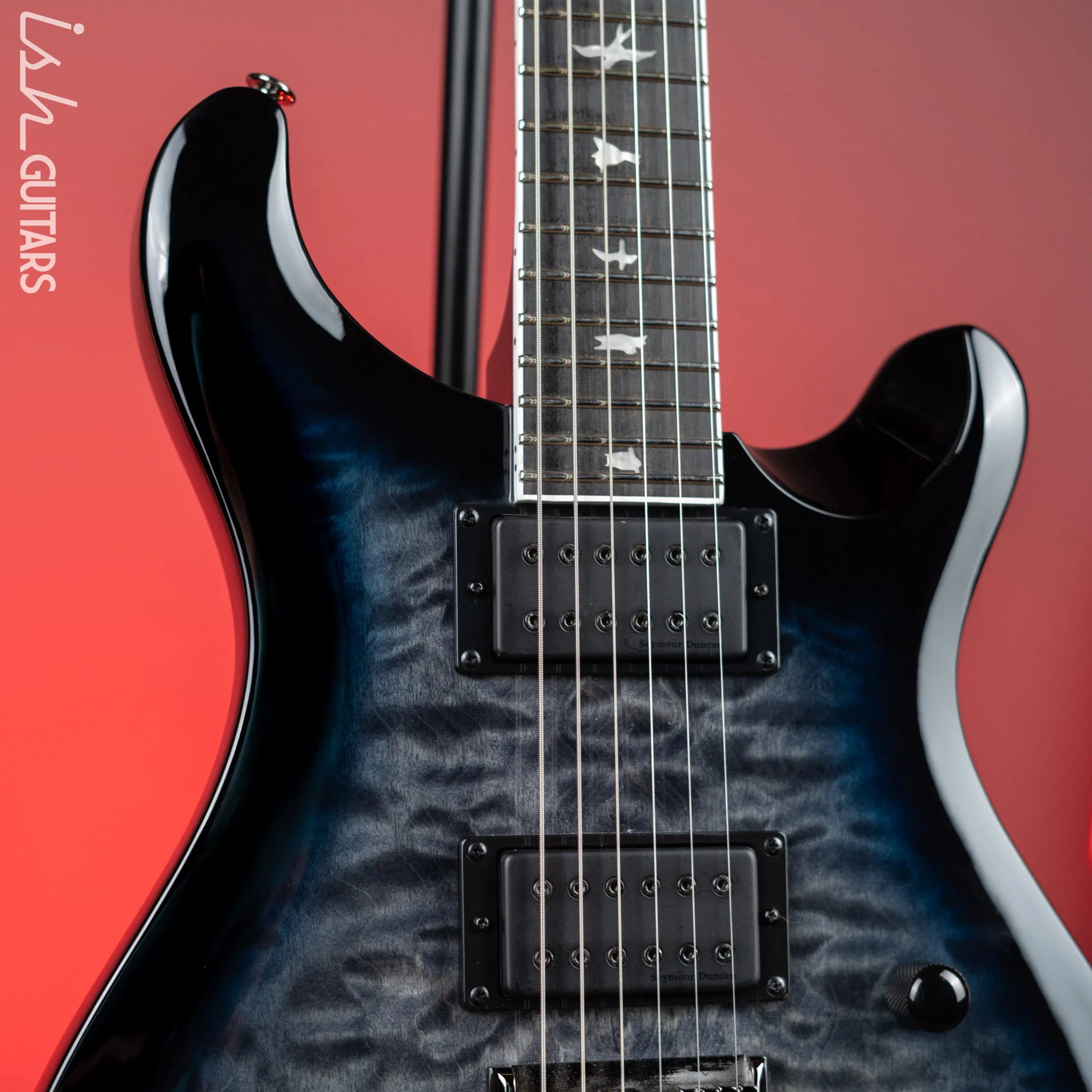 PRS SE Mark Holcomb Electric Guitar Blue Burst - Image 3
