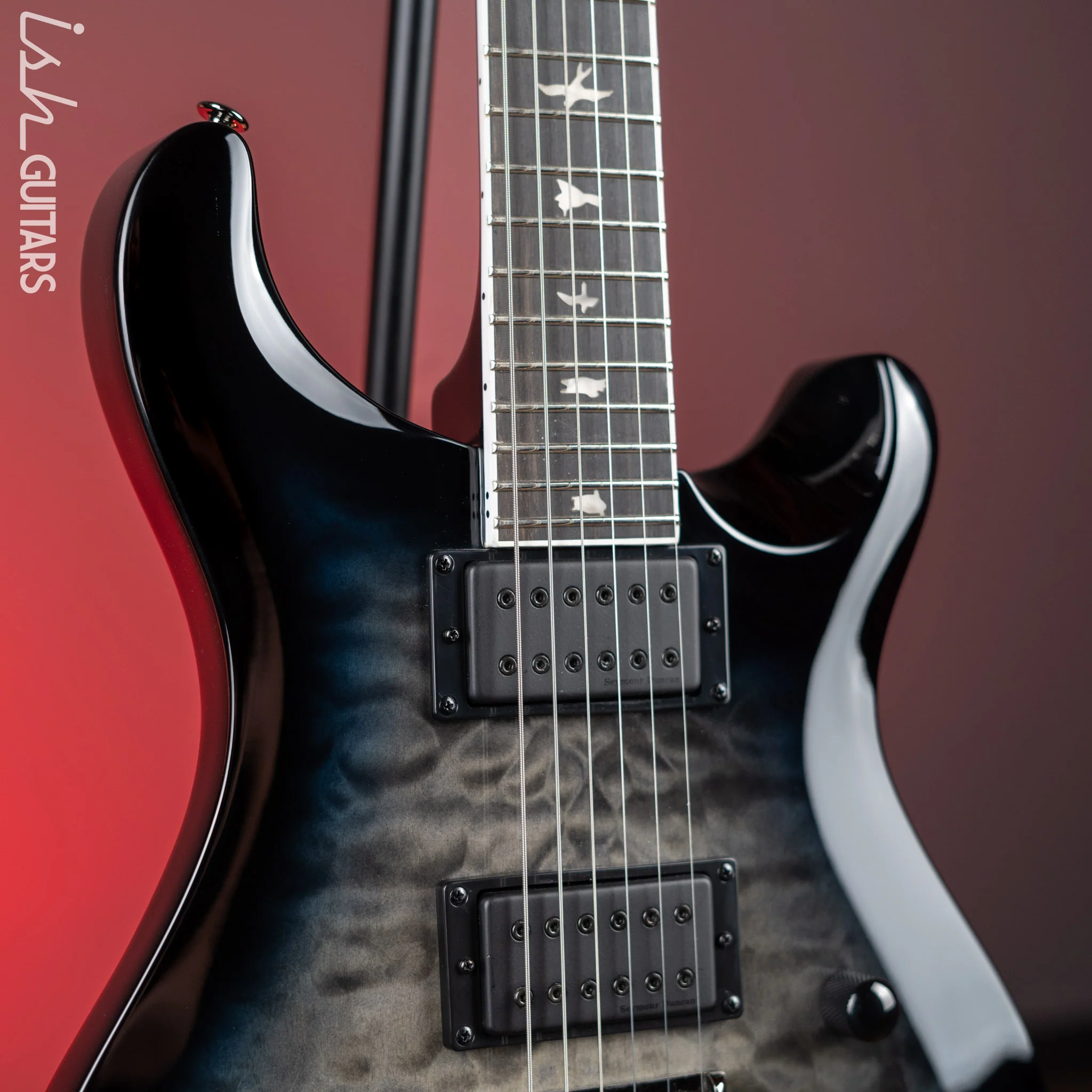PRS SE Mark Holcomb Electric Guitar Blue Burst - Image 3