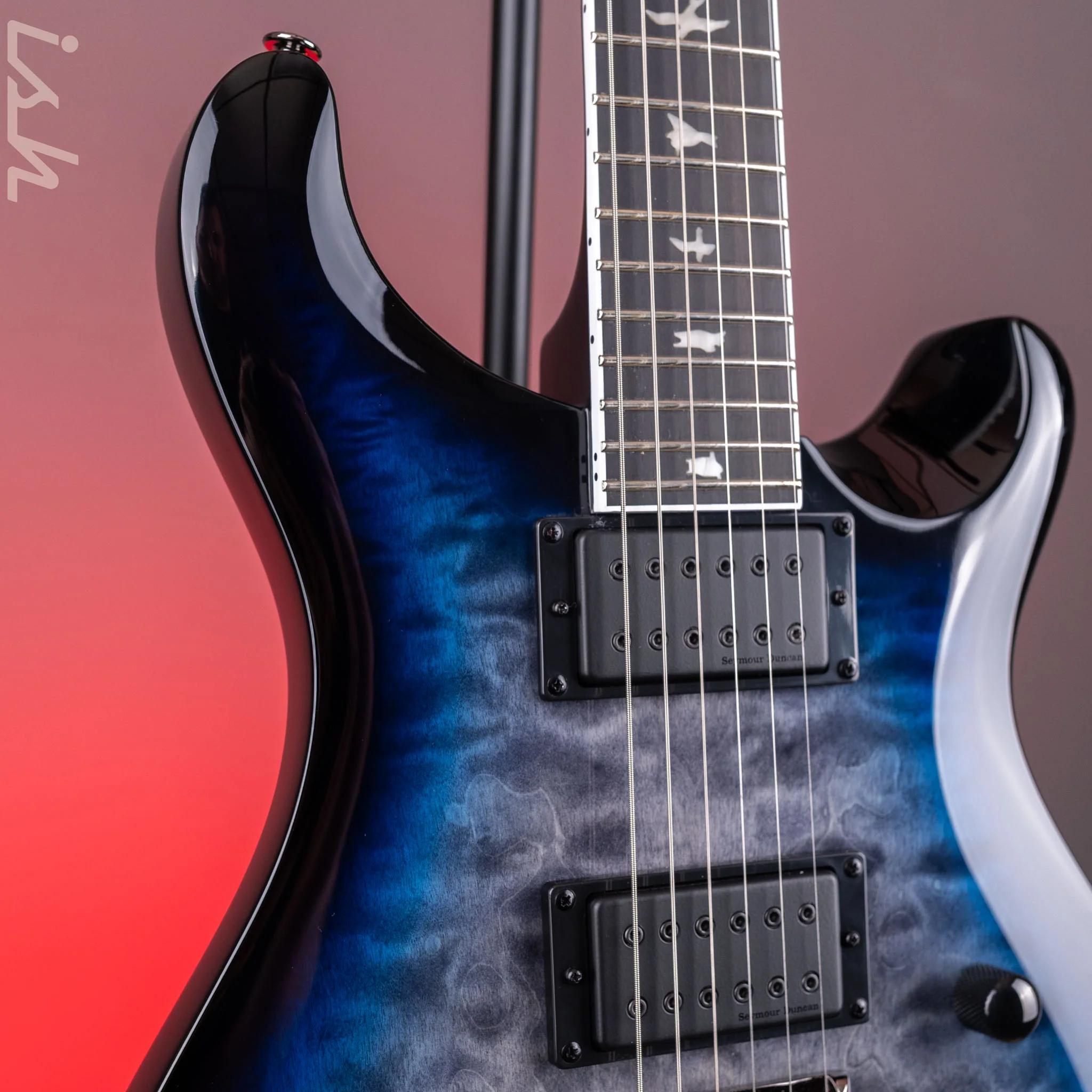PRS SE Mark Holcomb Holcomb Blue Burst - Image 4
