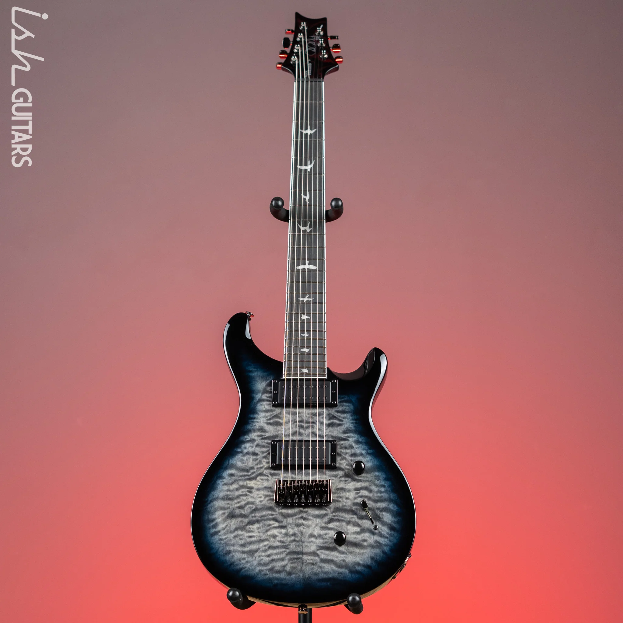 PRS SE Mark Holcomb SVN Holcomb Blue Burst 7 String - Image 2