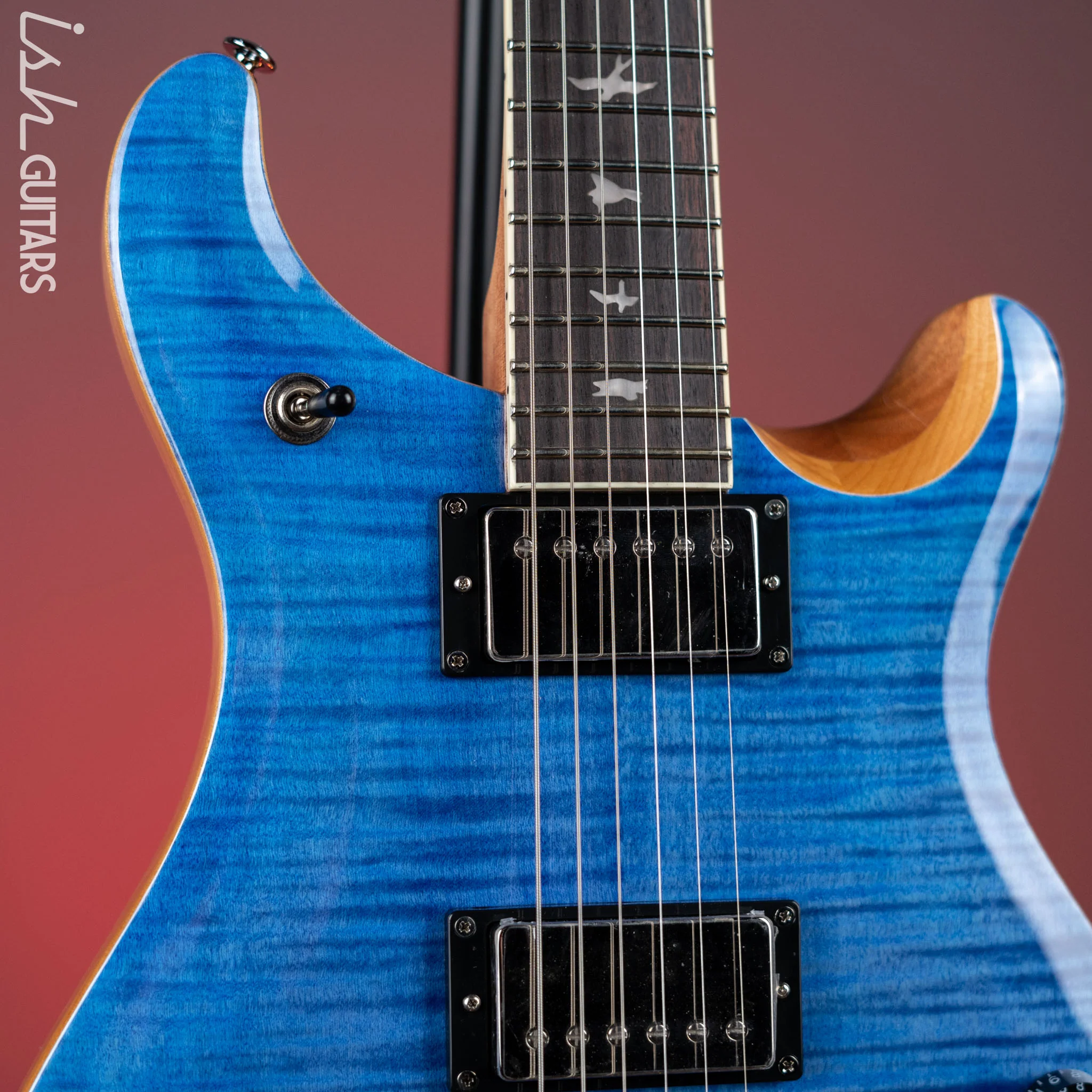 PRS SE McCarty 594 Electric Guitar Faded Blue - Image 3