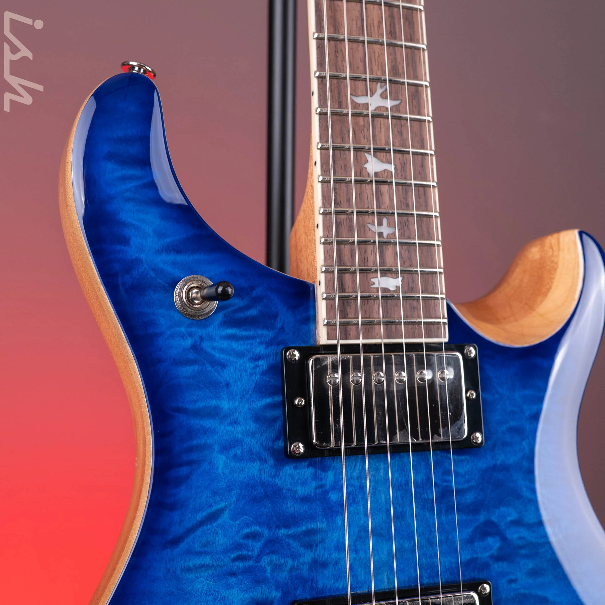 PRS SE McCarty 594 Quilt Faded Blue Burst - Image 4