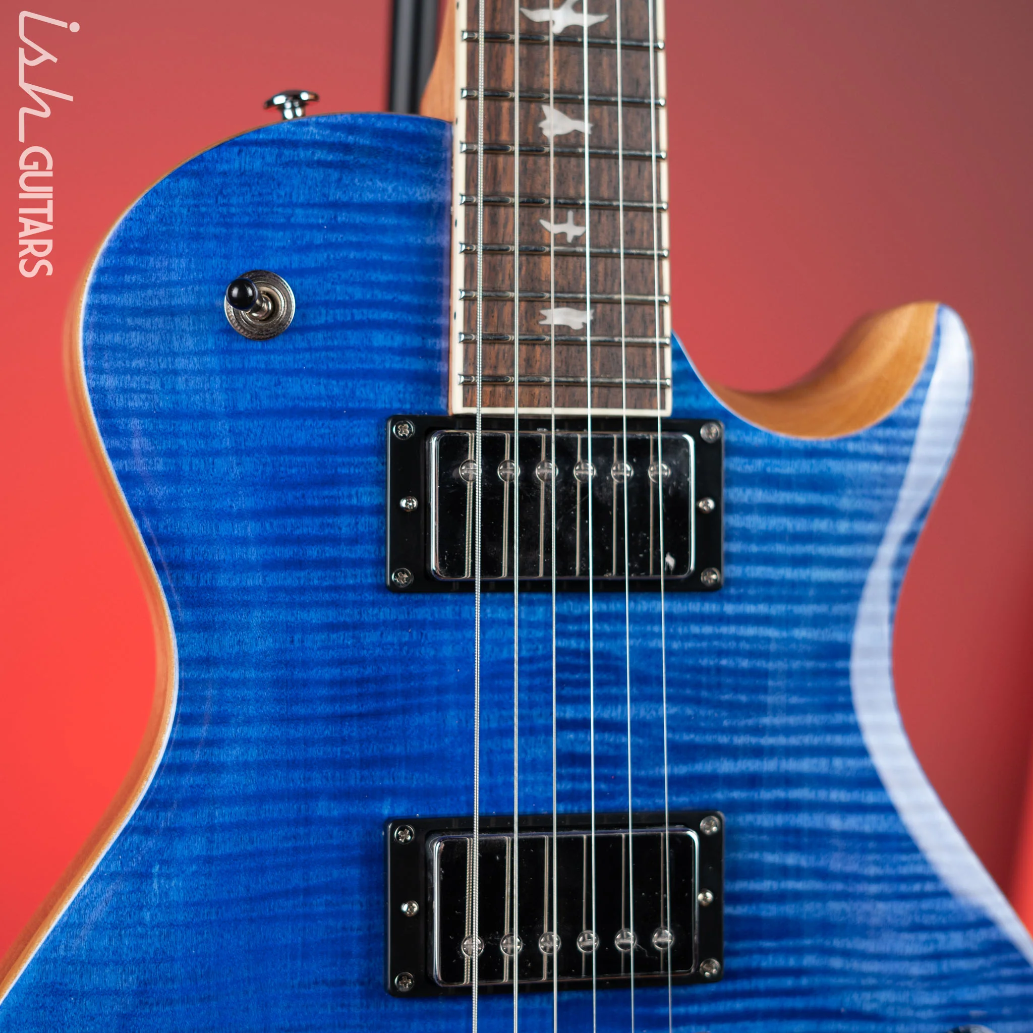 PRS SE McCarty 594 Singlecut Electric Guitar Faded Blue Demo - Image 3