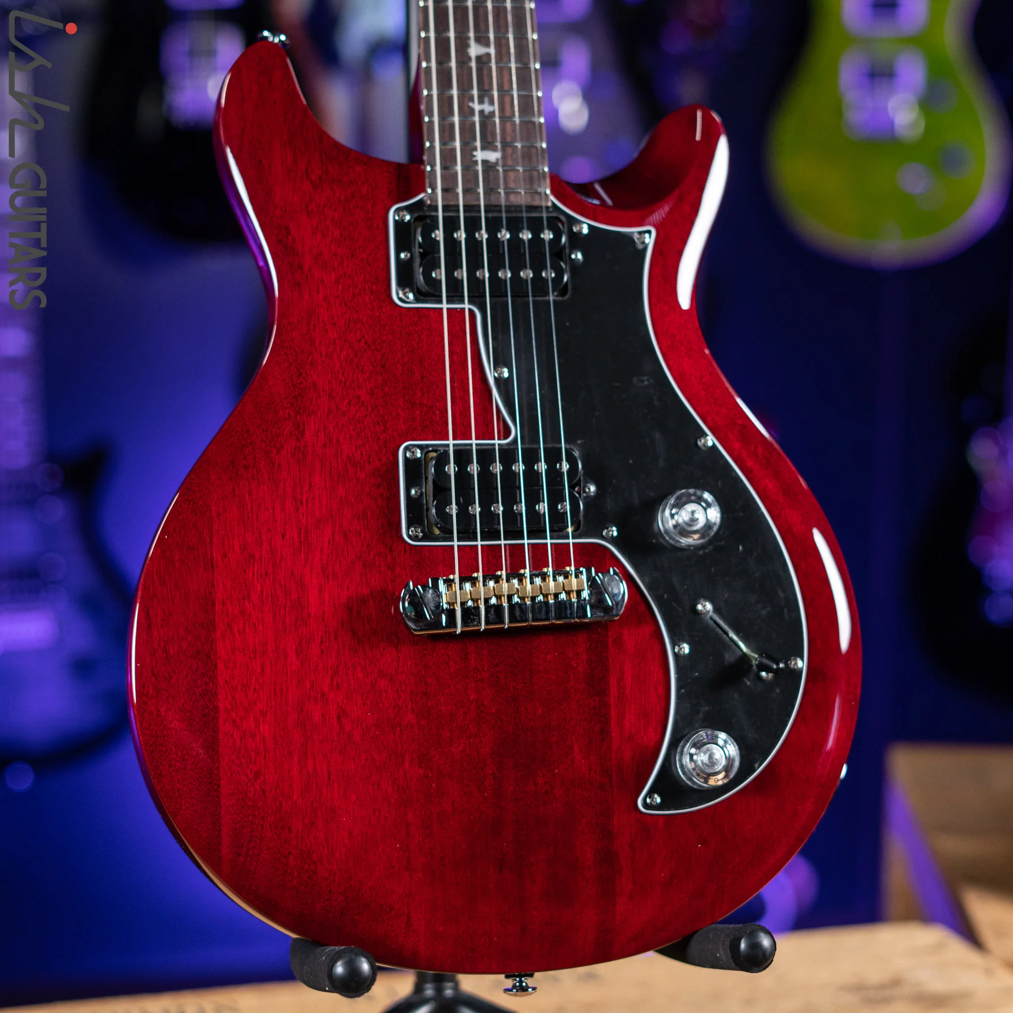 PRS SE Mira Electric Guitar Vintage Cherry