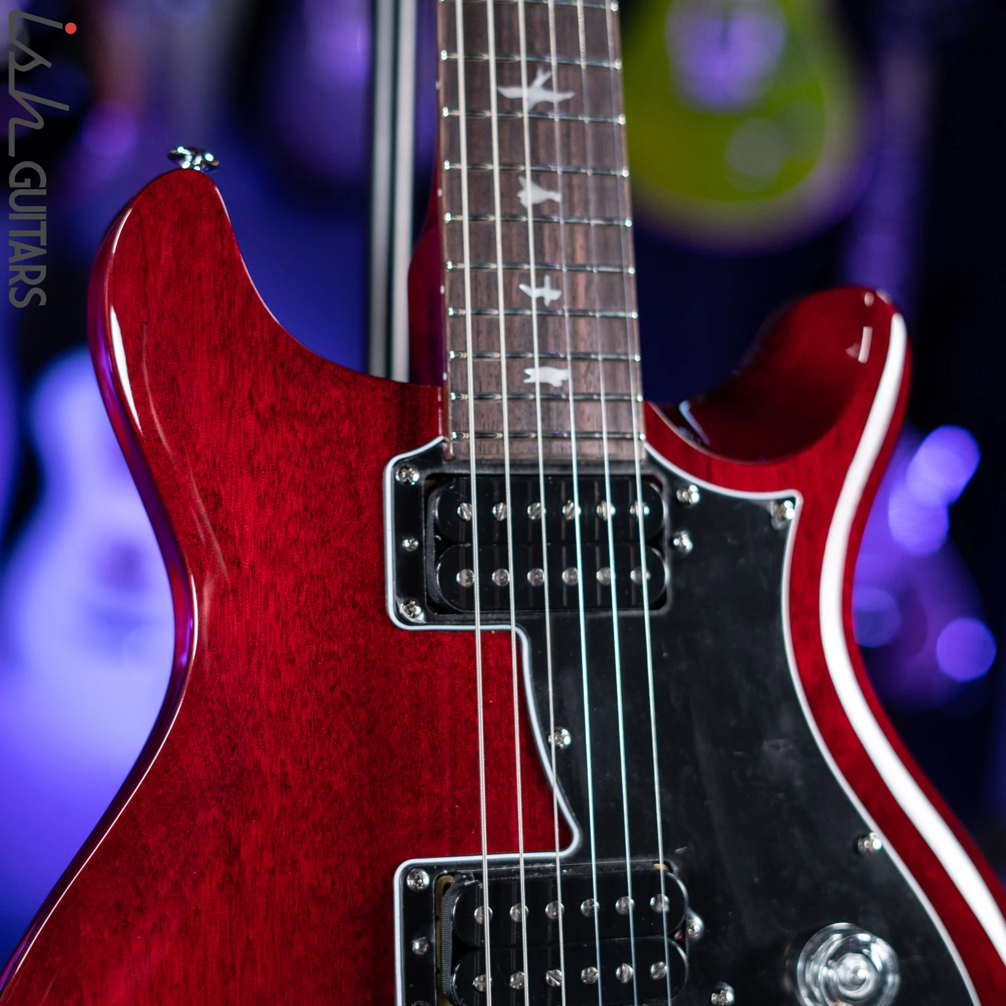 PRS SE Mira Electric Guitar Vintage Cherry - Image 3