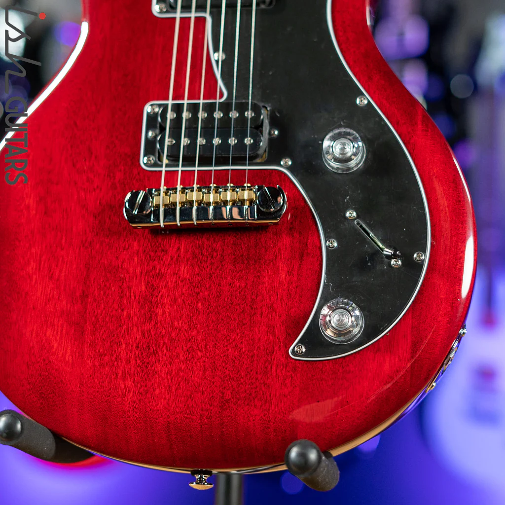 2021 PRS SE Mira Electric Guitar Vintage Cherry - Image 4