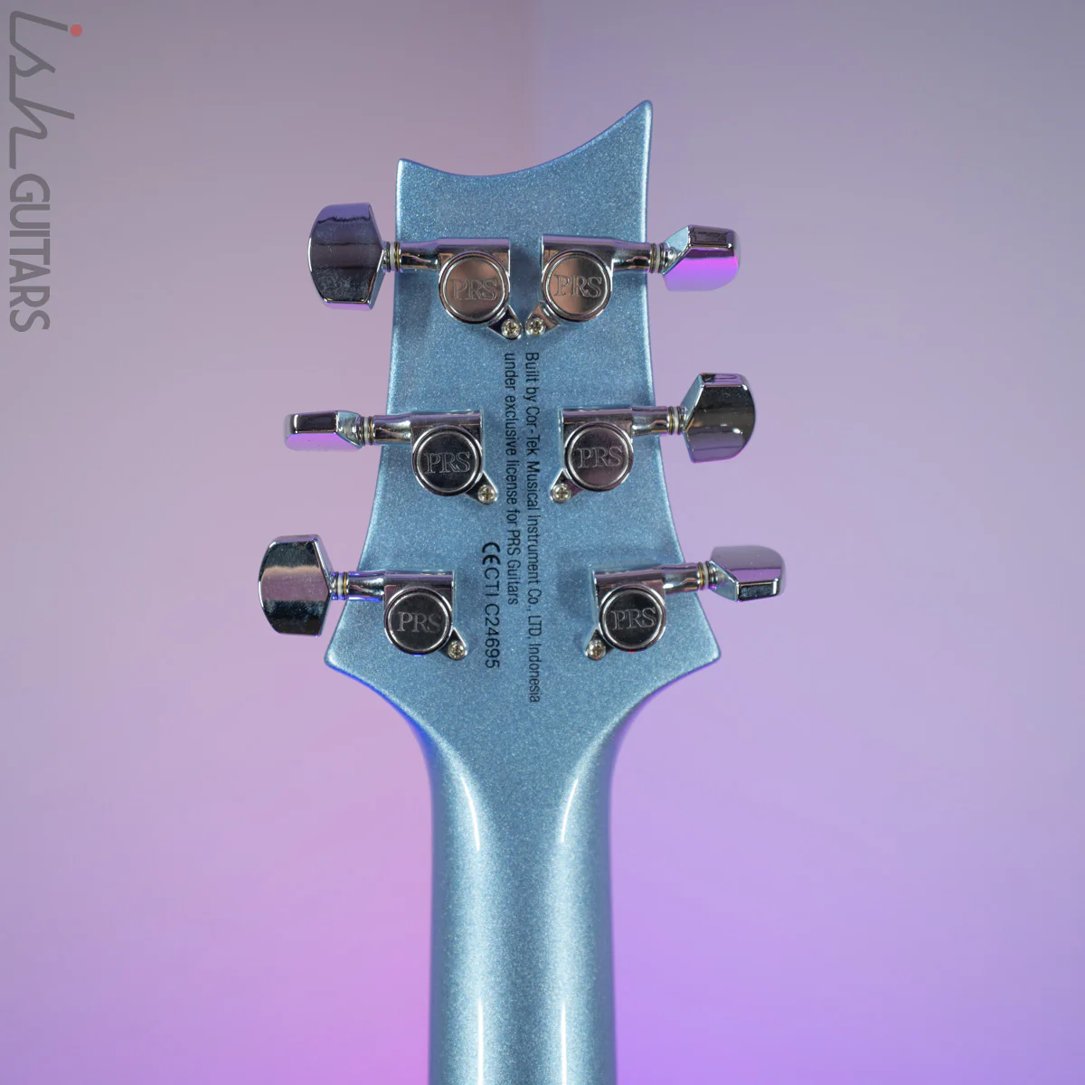 2020 PRS SE Mira Frost Blue Metallic - Image 12