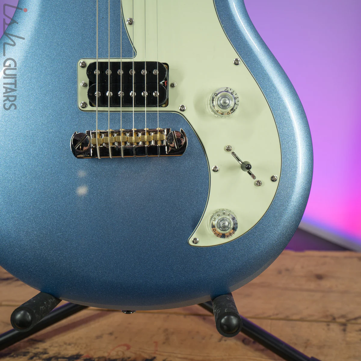 2020 PRS SE Mira Frost Blue Metallic - Image 4