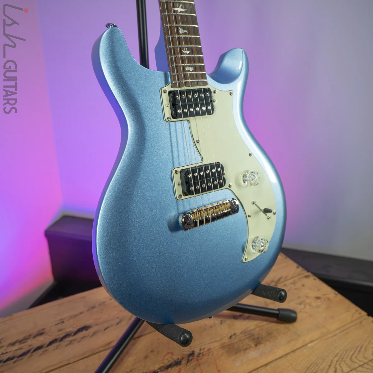 2020 PRS SE Mira Frost Blue Metallic - Image 5