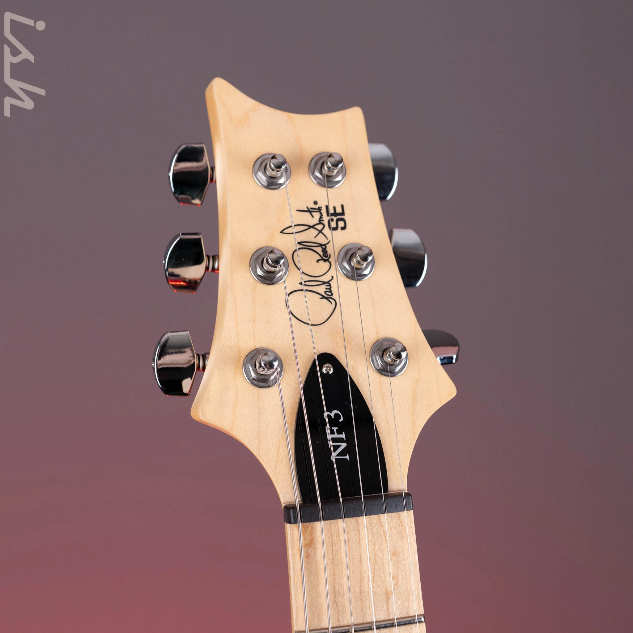 PRS SE NF3 Electric Guitar Ice Blue Metallic Maple Fretboard - Image 5