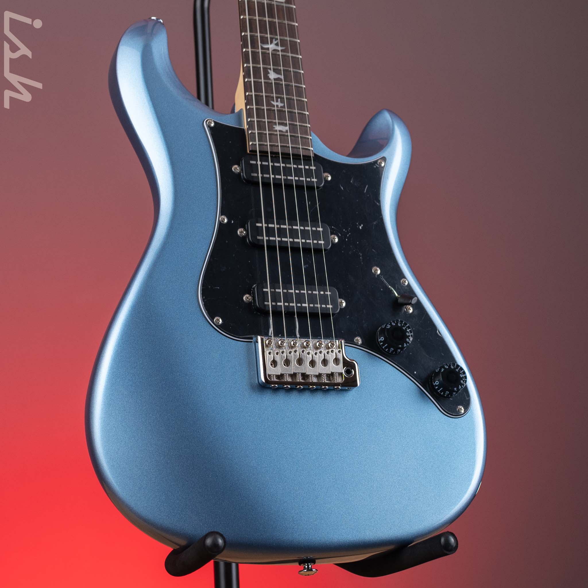 PRS SE NF3 Electric Guitar Ice Blue Metallic Rosewood Fretboard Demo