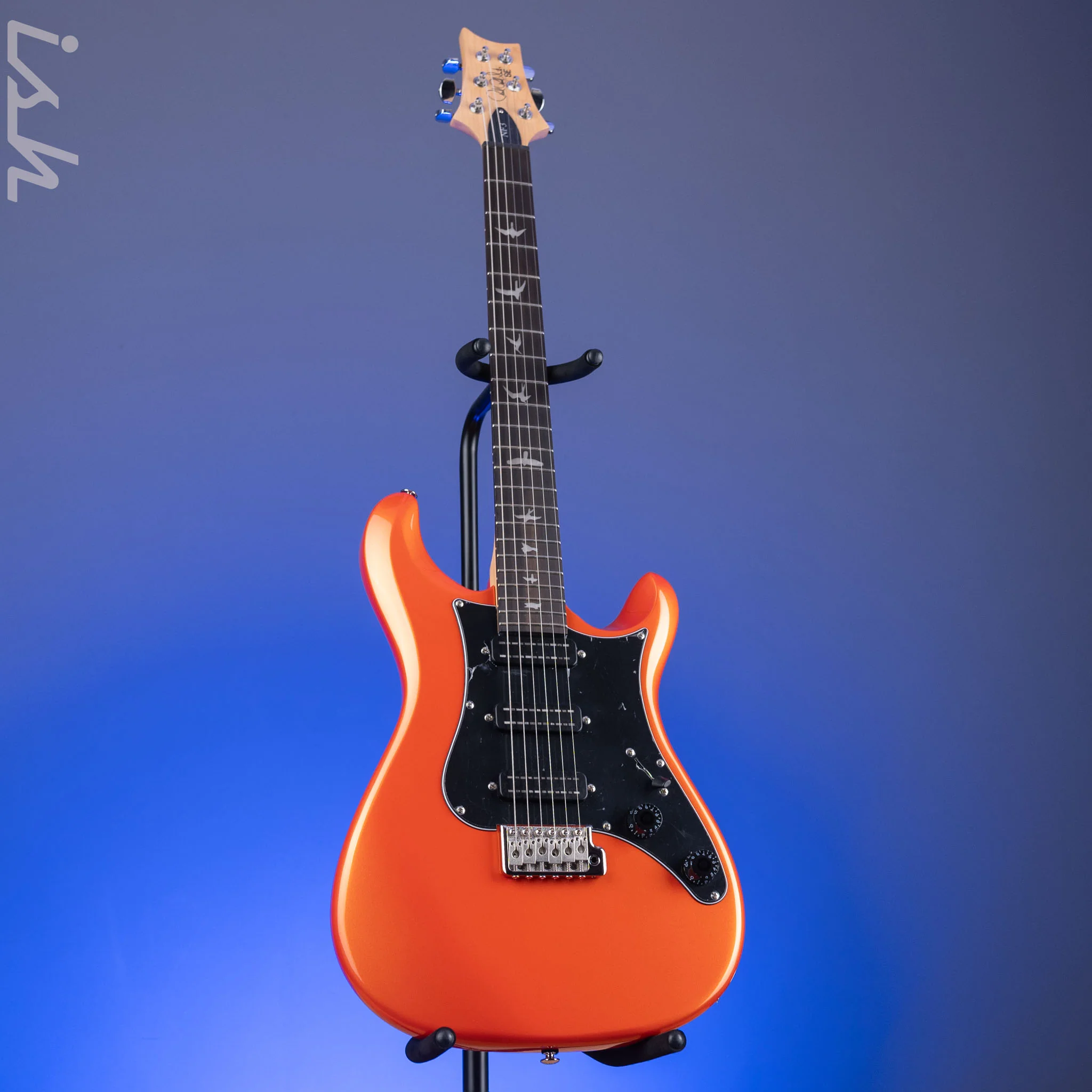 PRS SE NF3 Electric Guitar Metallic Orange Rosewood Fretboard - Image 2