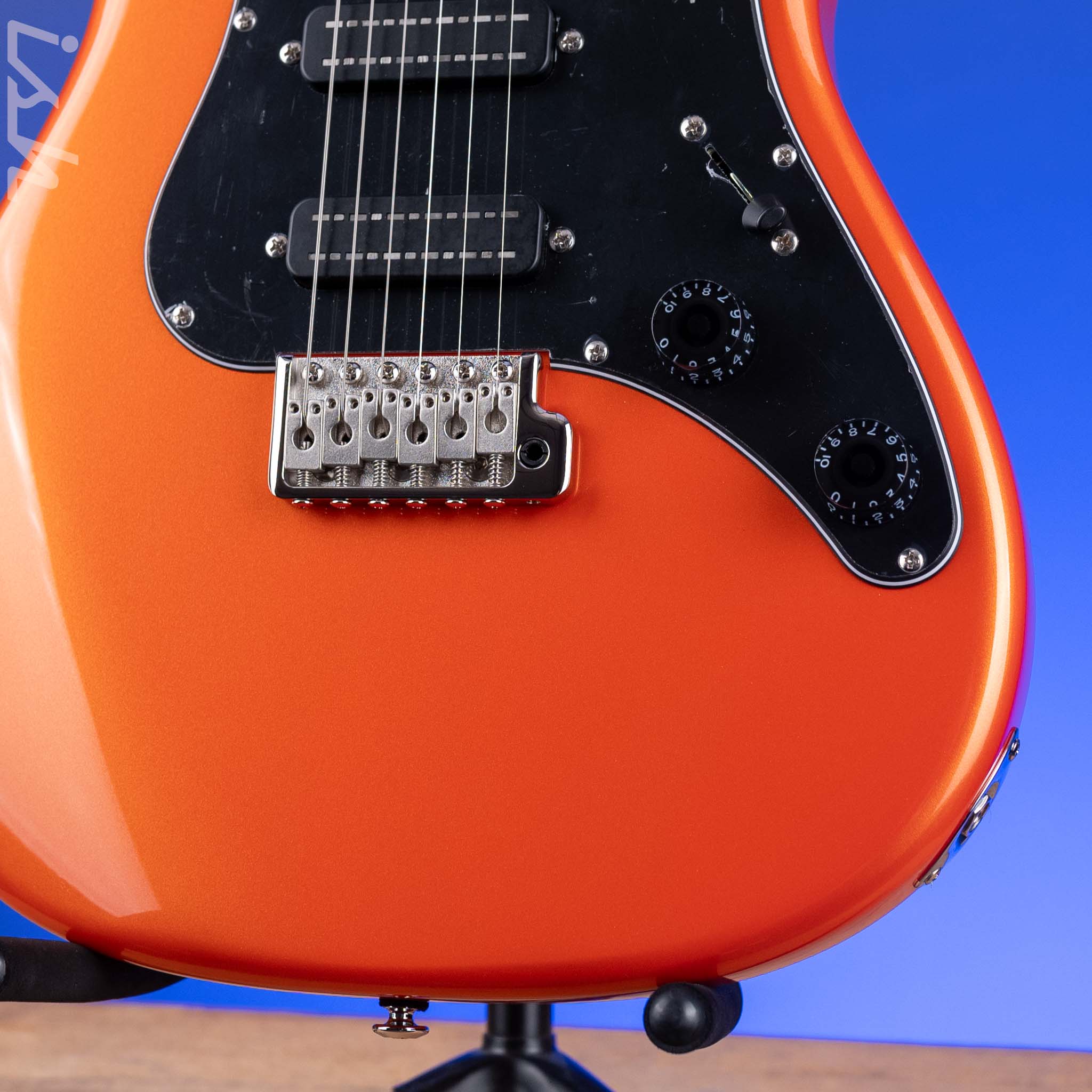 PRS SE NF3 Electric Guitar Metallic Orange Rosewood Fretboard - Image 4