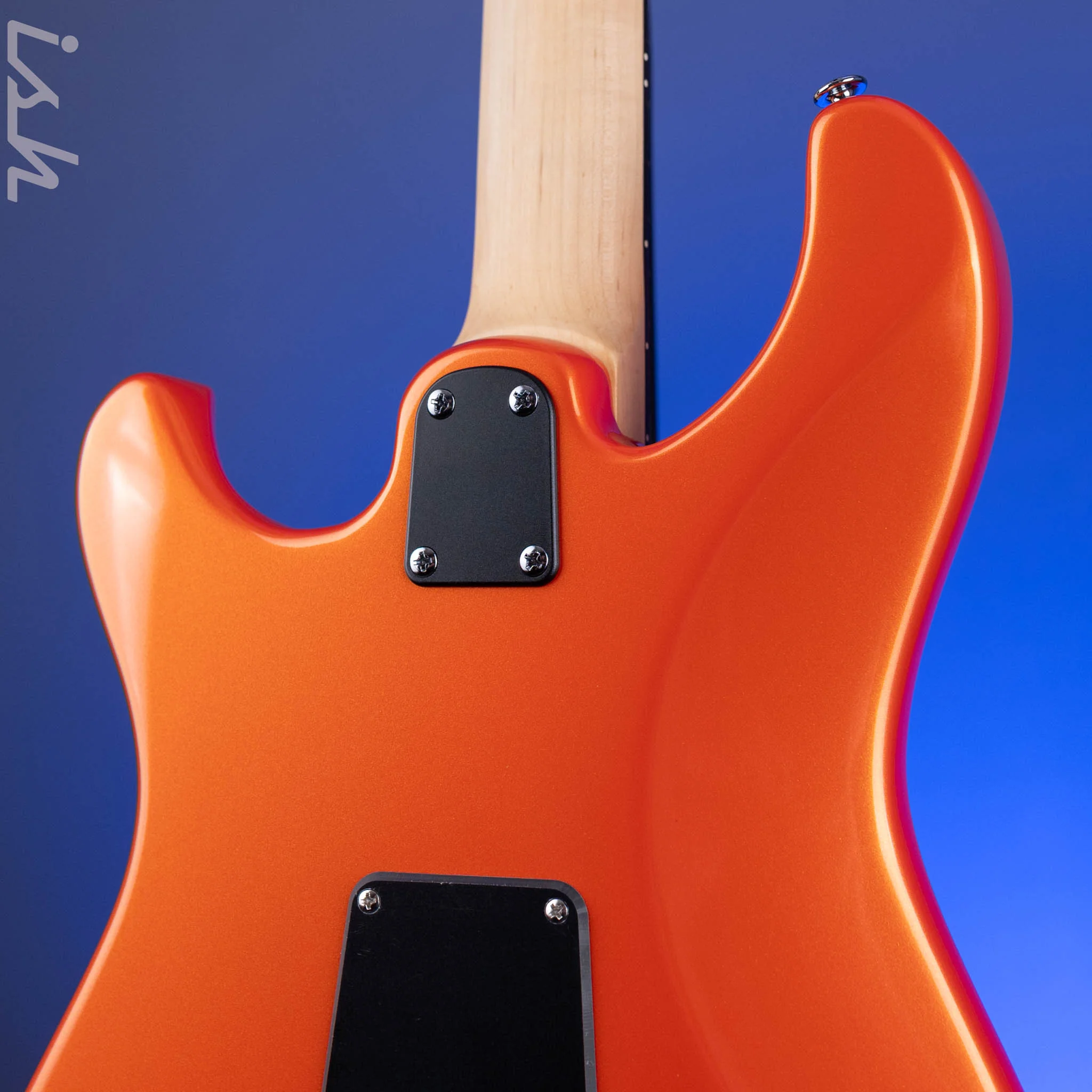PRS SE NF3 Electric Guitar Metallic Orange Rosewood Fretboard - Image 8