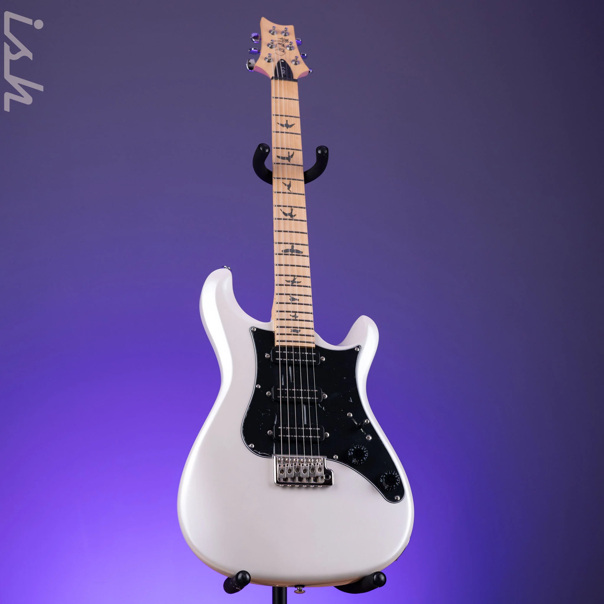 PRS SE NF3 Electric Guitar White Pearl Maple Fretboard - Image 2