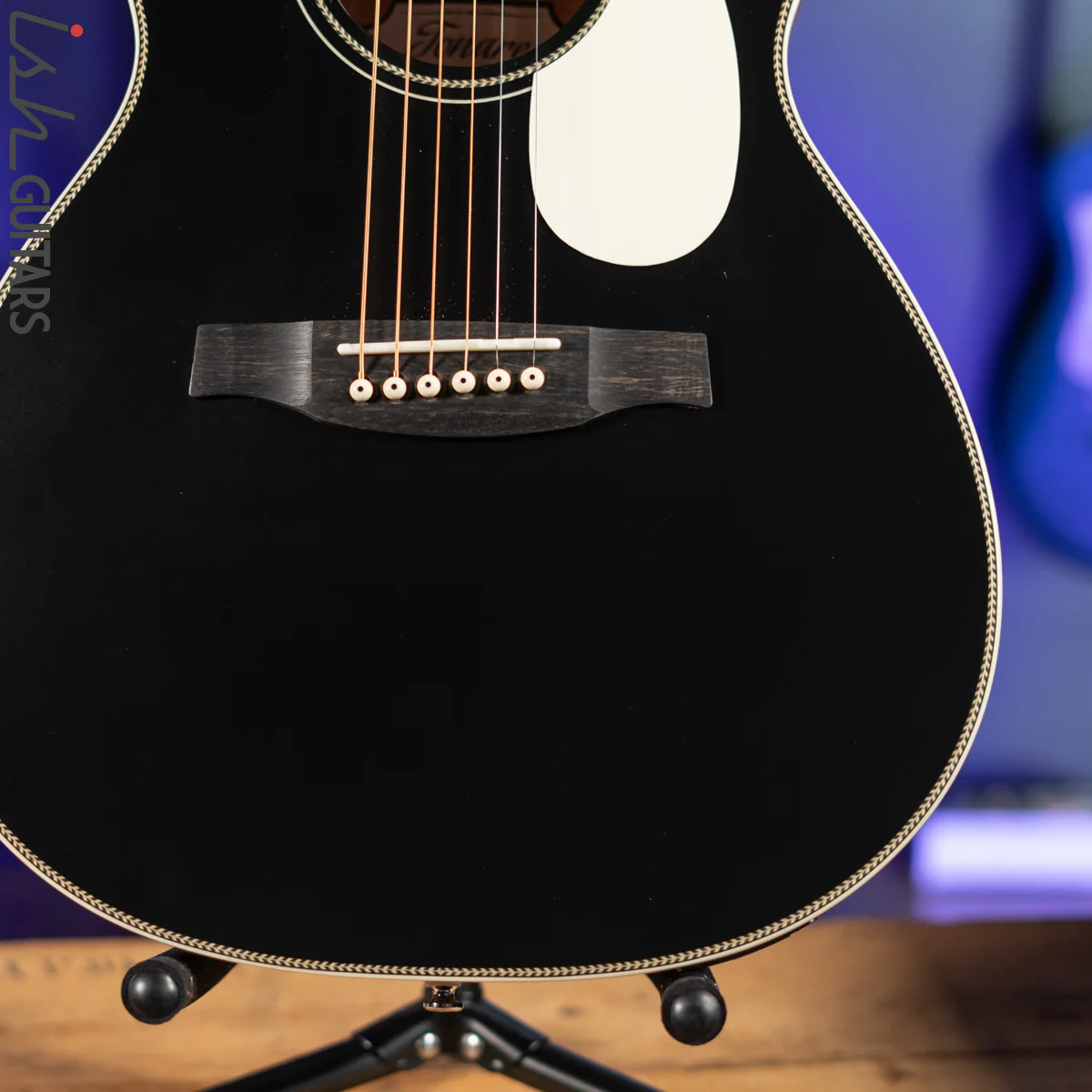 2021 PRS SE P20E Parlor Acoustic Guitar Black Top - Image 4