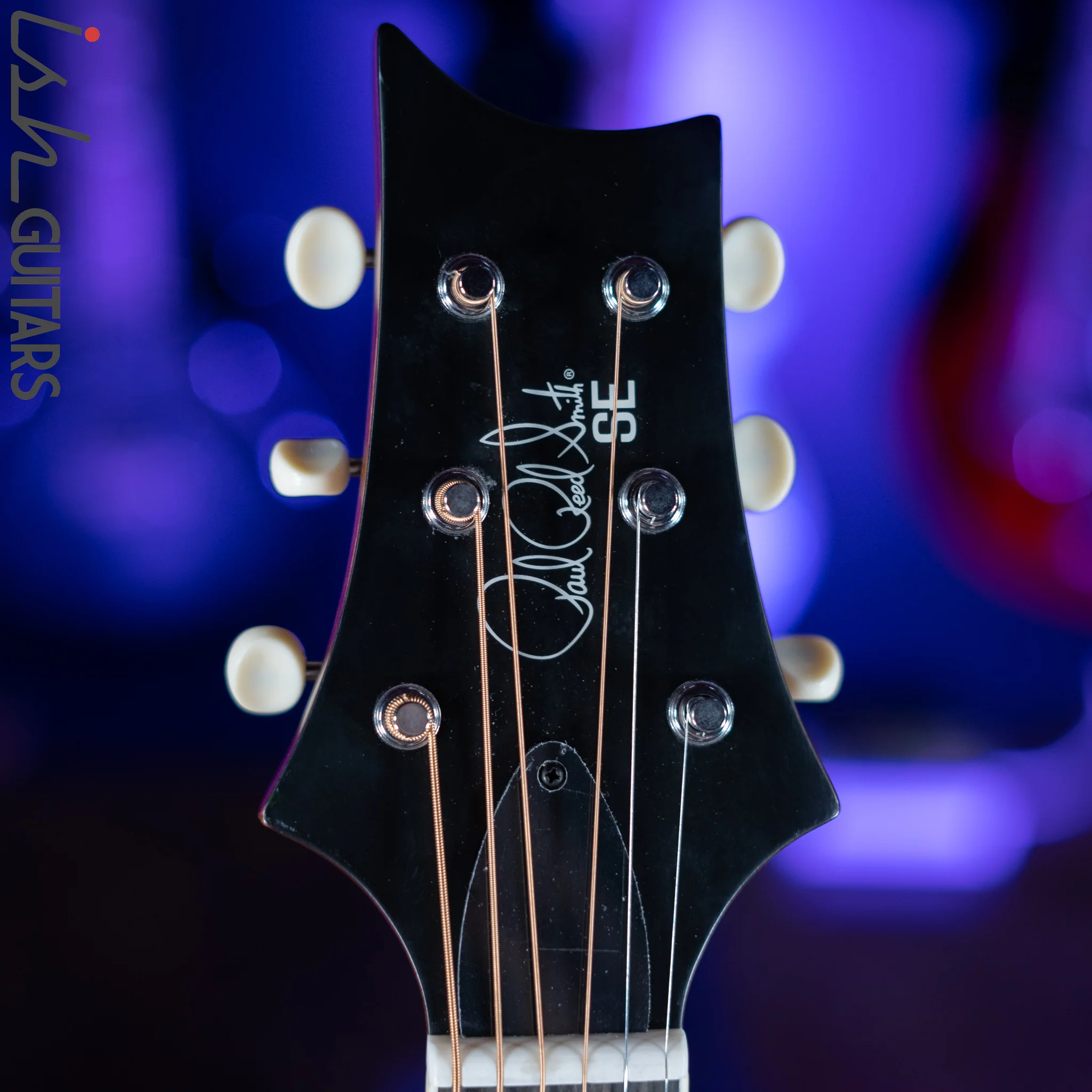 2021 PRS SE P20E Parlor Acoustic Guitar Black Top - Image 6