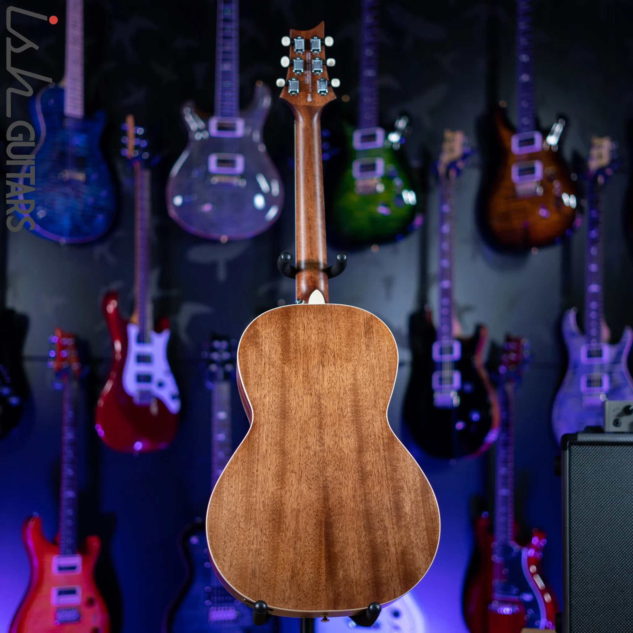 2021 PRS SE P20E Parlor Acoustic Guitar Black Top - Image 7