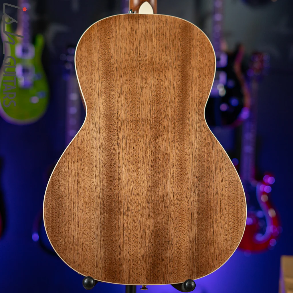 PRS SE P20E Parlor Acoustic-Electric Guitar Black Top - Image 8