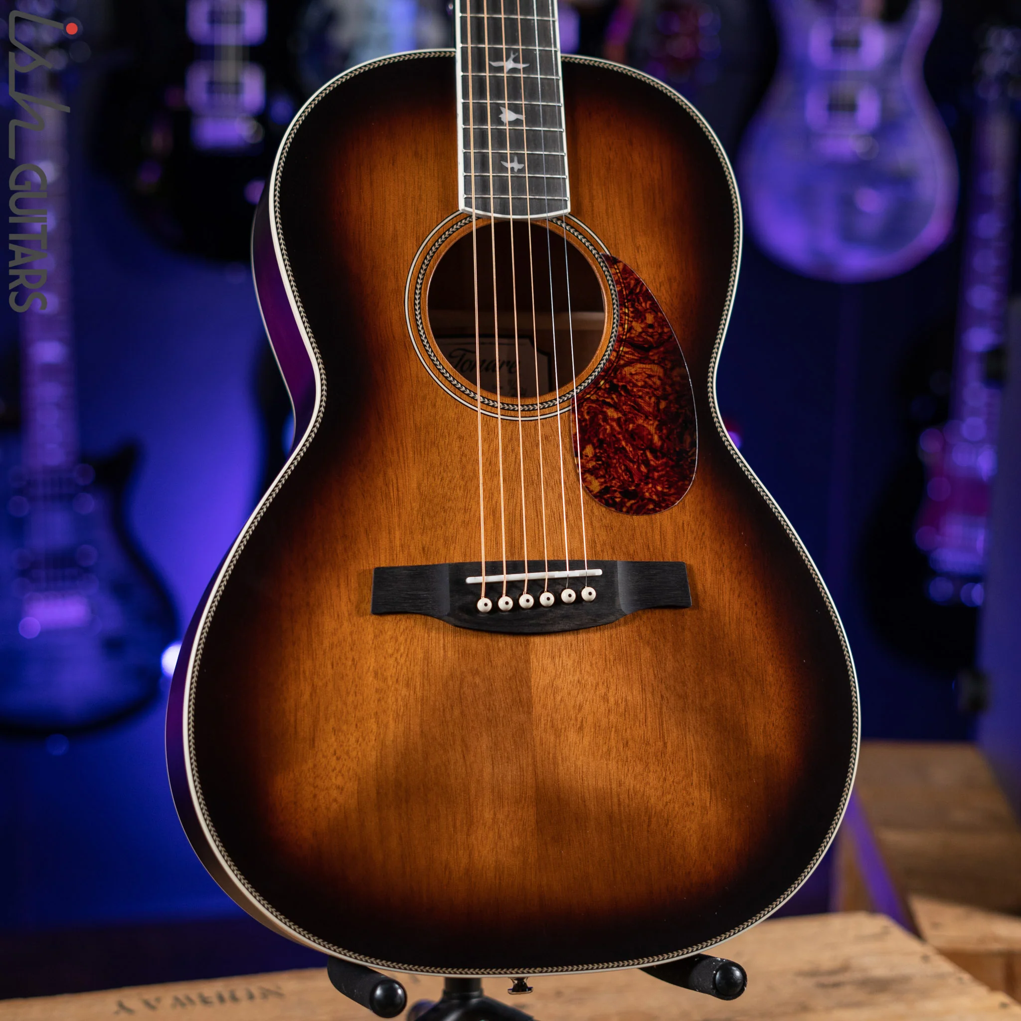 PRS SE P20E Tonare Acoustic-Electric Guitar Tobacco Sunburst Demo