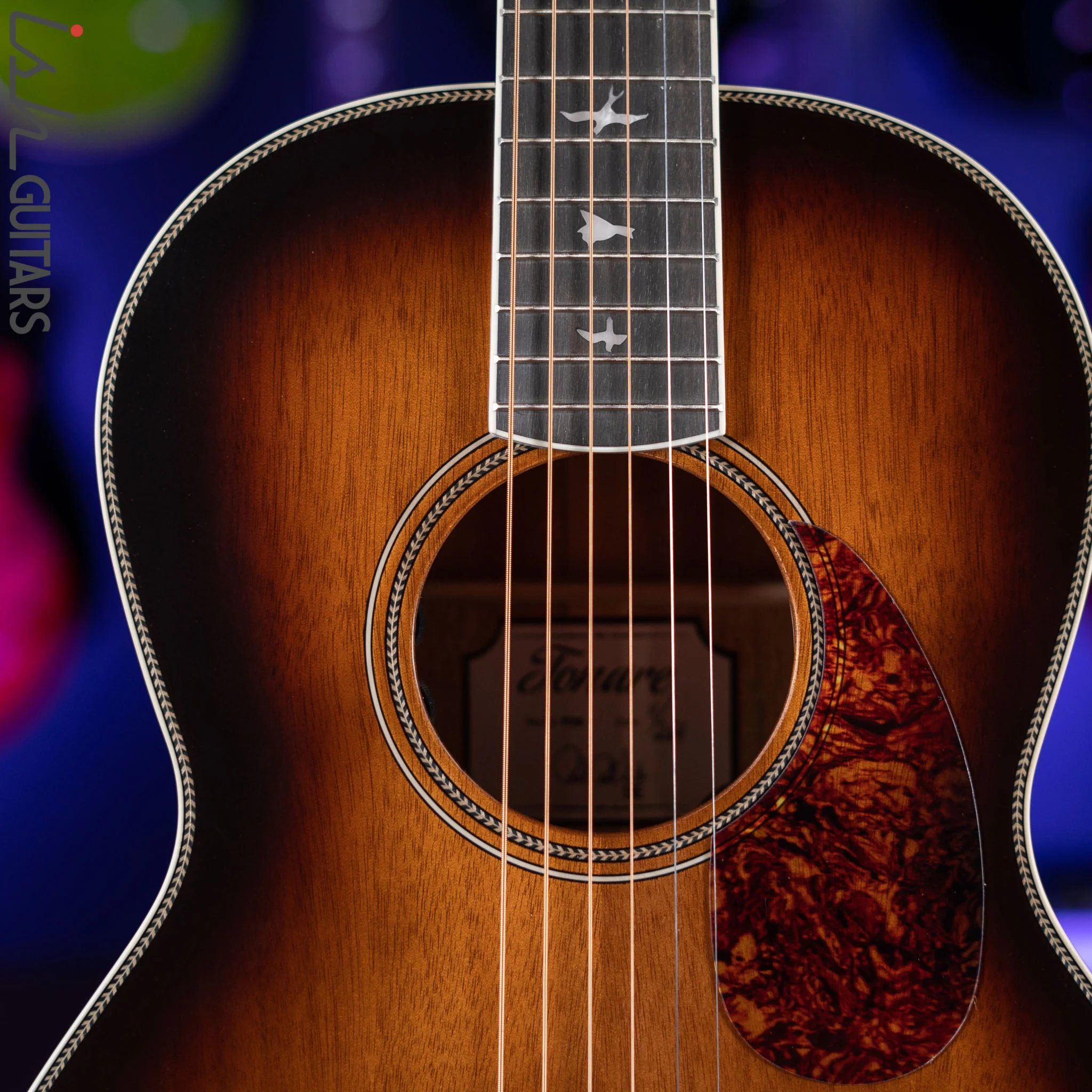 PRS SE P20E Tonare Acoustic-Electric Guitar Tobacco Sunburst Demo - Image 3