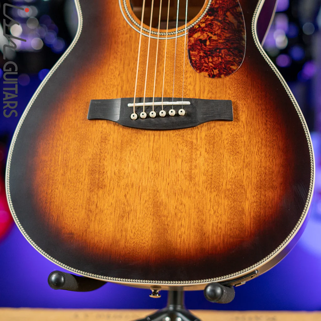 PRS SE P20E Tonare Acoustic-Electric Guitar Tobacco Sunburst - Image 4