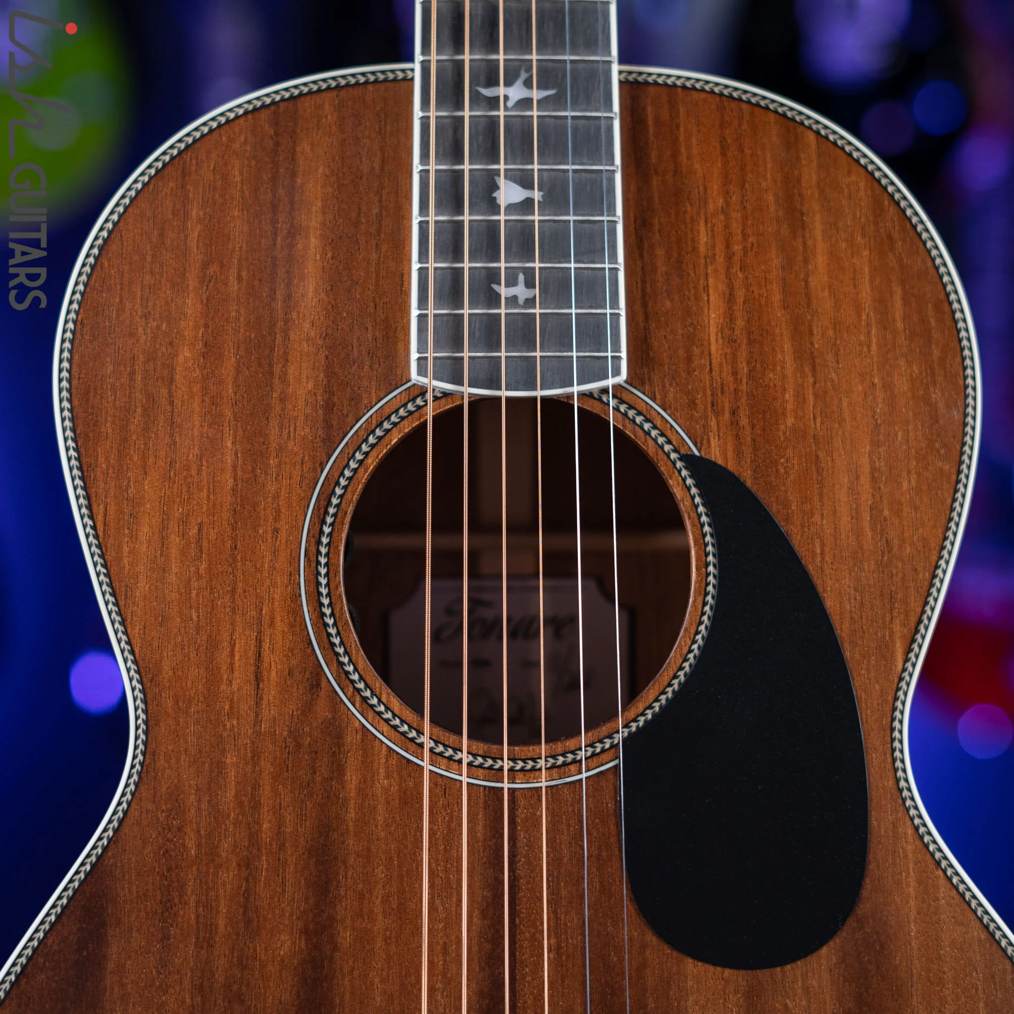 PRS SE P20E Tonare Acoustic-Electric Guitar Vintage Mahogany - Image 3
