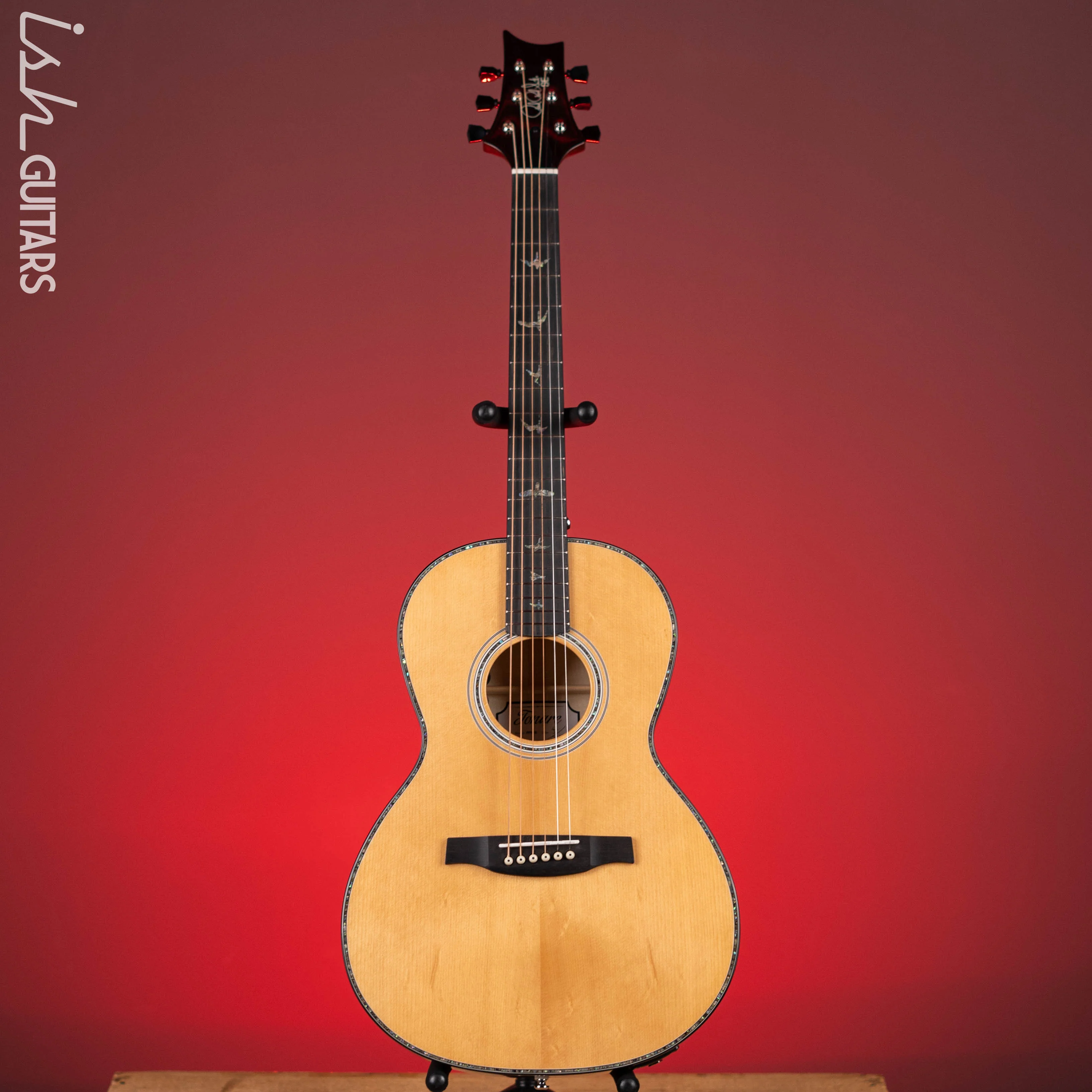 PRS SE P50E Tonare Parlor Acoustic Guitar Black Gold Demo - Image 2