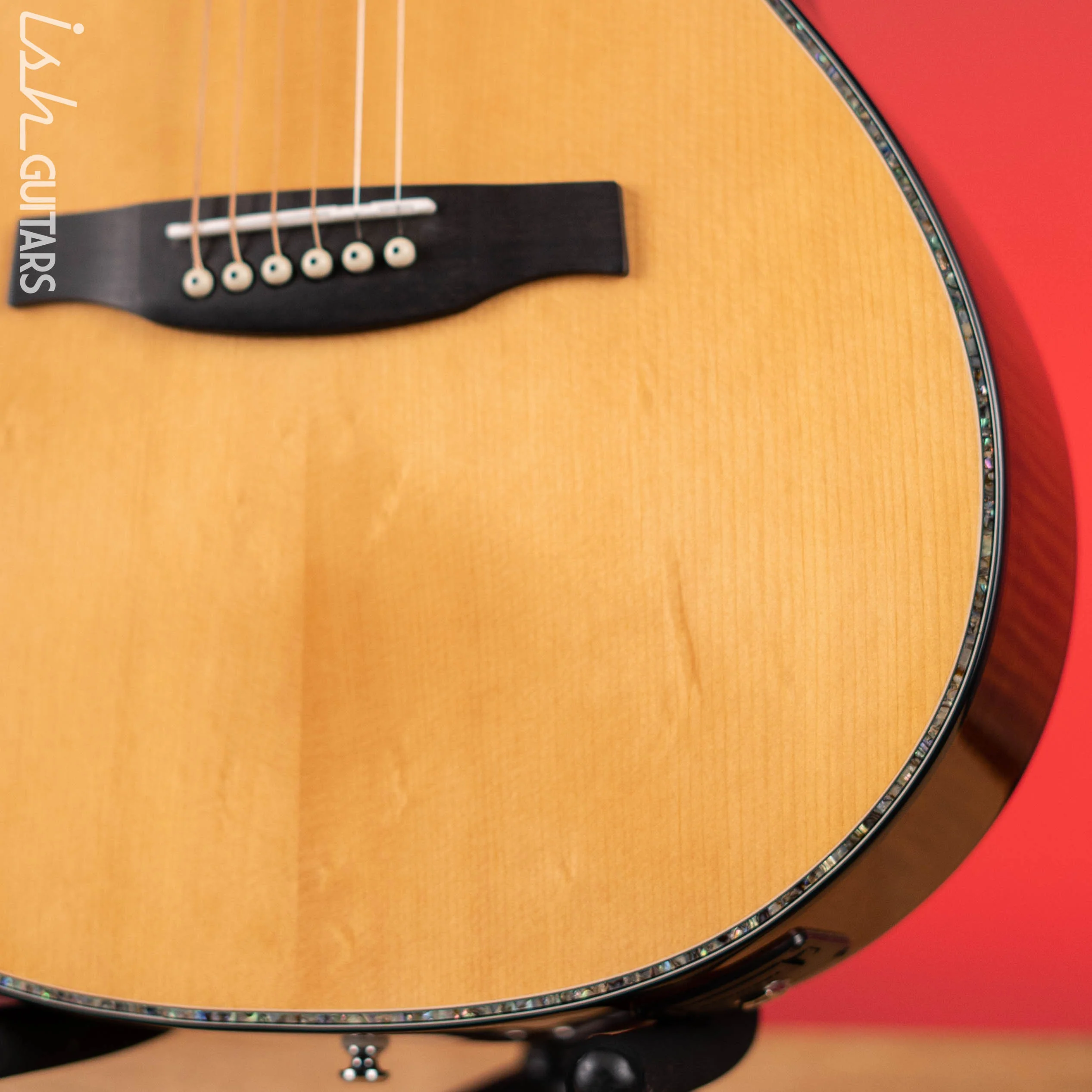 PRS SE P50E Tonare Parlor Acoustic Guitar Black Gold Demo - Image 4