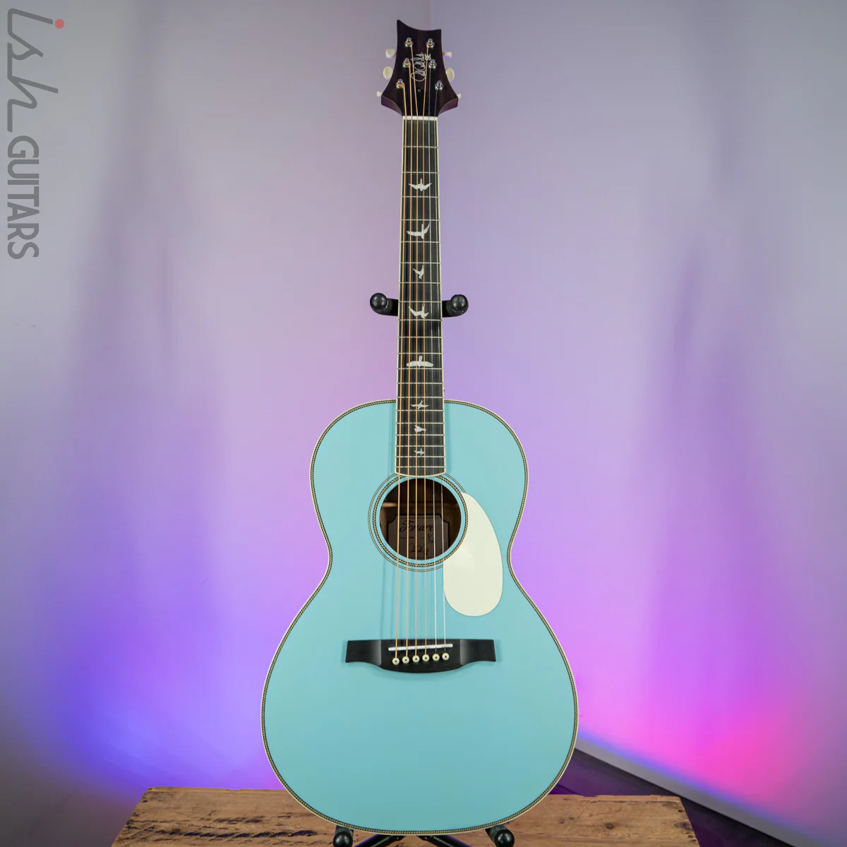PRS SE P20E Parlor Acoustic Electric Powder Blue - Image 2