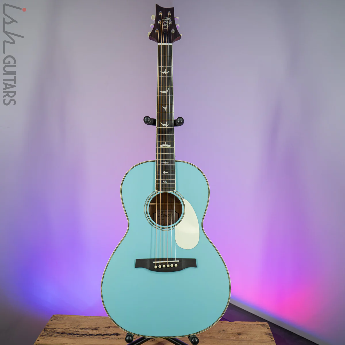 PRS SE P20E Parlor Acoustic Electric Powder Blue - Image 2