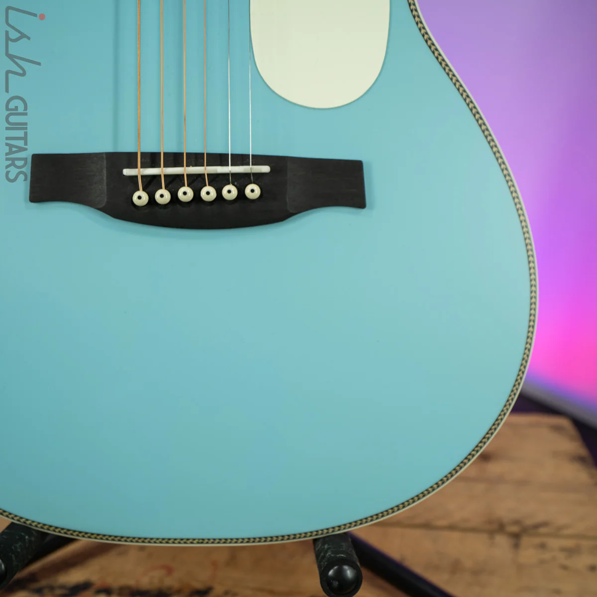 PRS SE P20E Parlor Acoustic Electric Powder Blue - Image 4