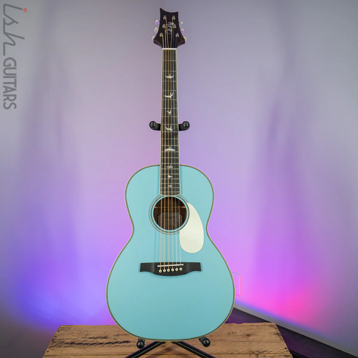 PRS SE P20E Parlor Acoustic Electric Powder Blue - Image 2