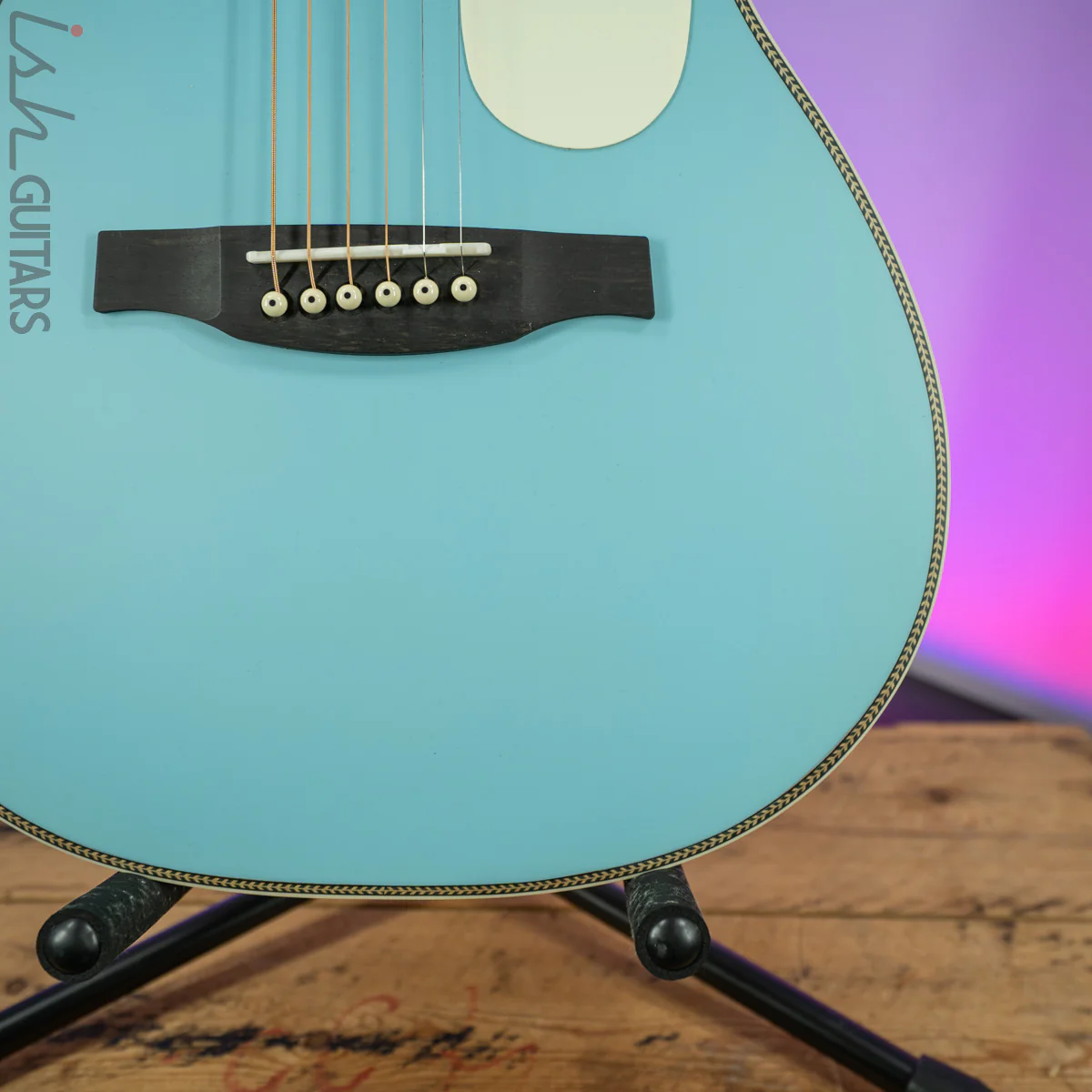 PRS SE P20E Parlor Acoustic Electric Powder Blue - Image 4