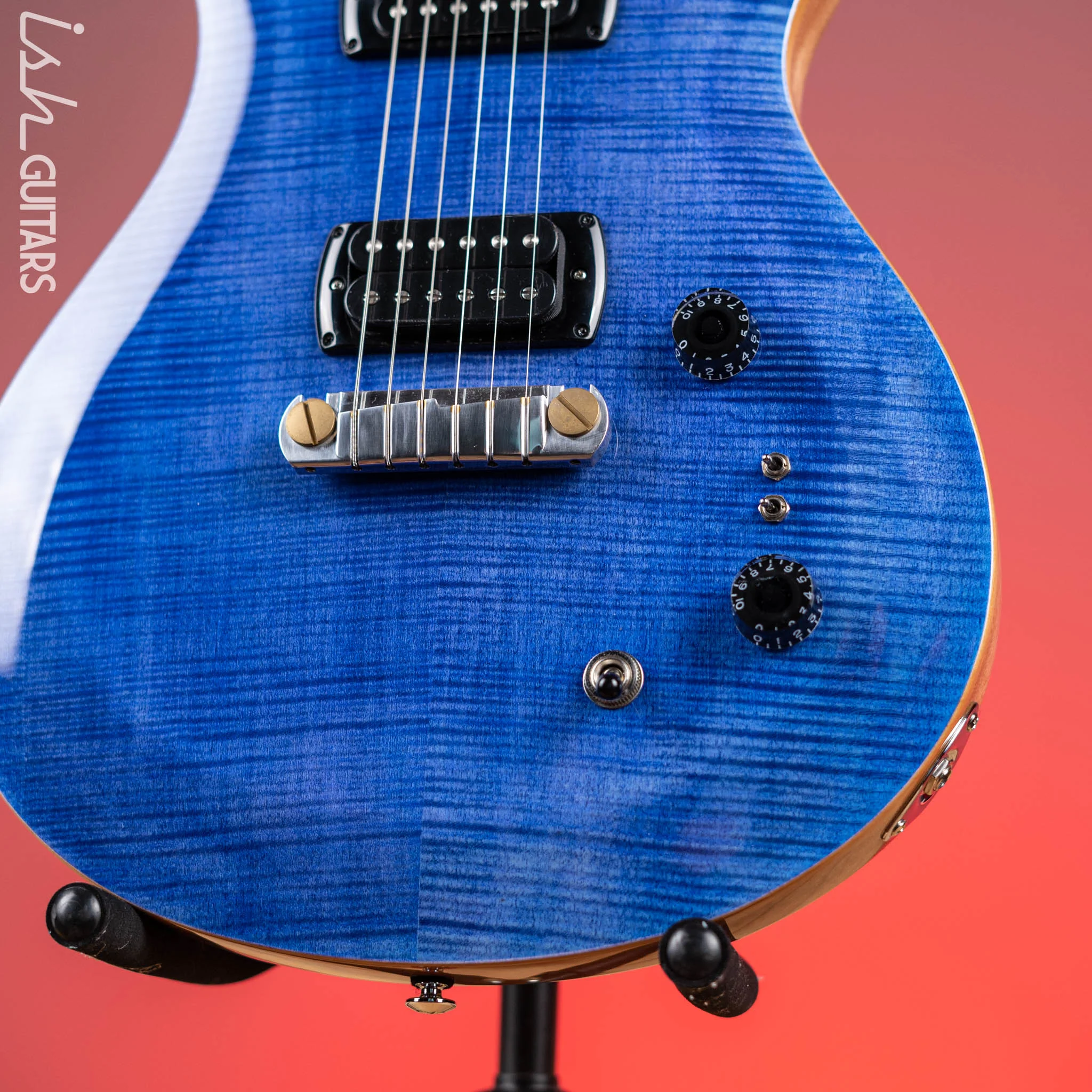 PRS SE Paul’s Guitar Electric Guitar Faded Blue - Image 4