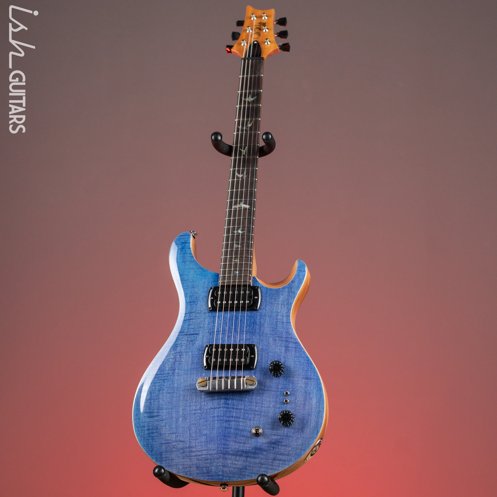 PRS SE Paul’s Guitar Electric Guitar Faded Blue - Image 2